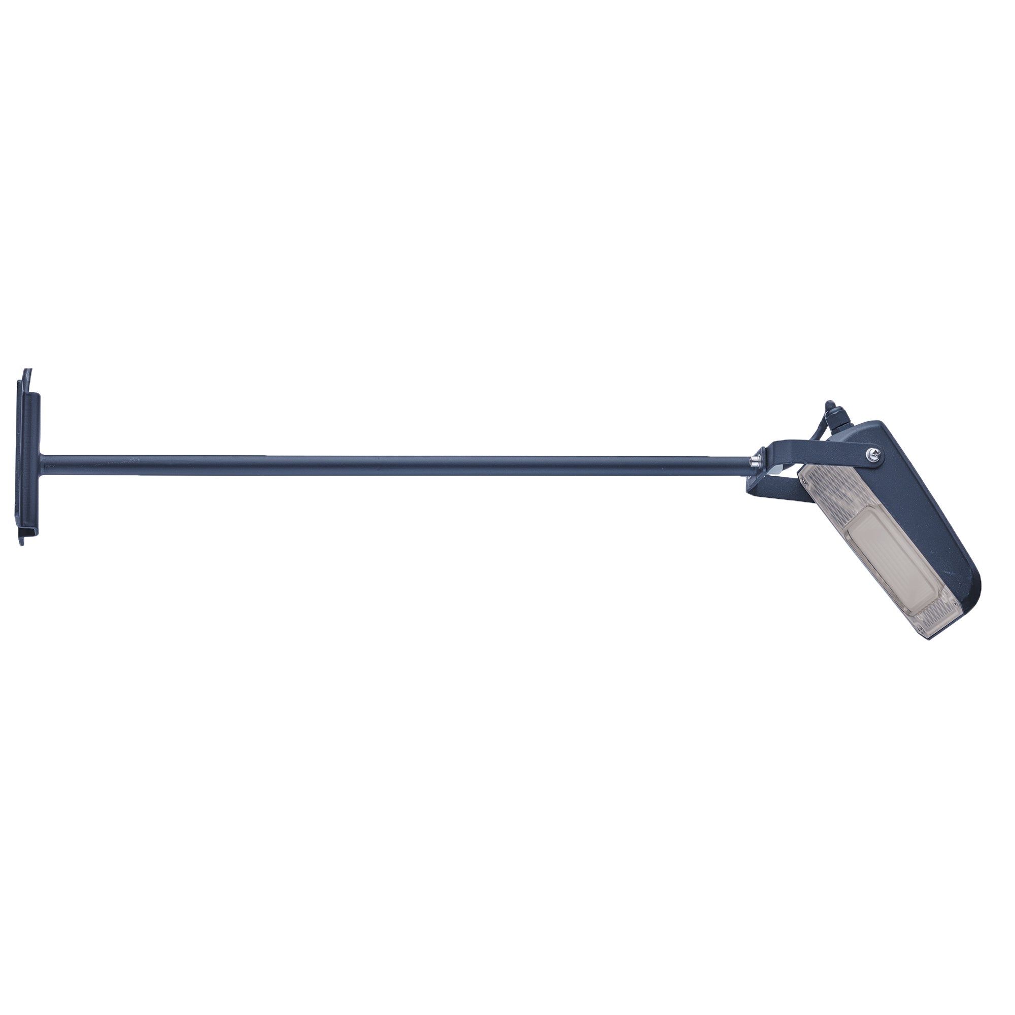 Searchlight Portland LED Outdoor Wall Light - Black with Clear Diffuser - IP65
