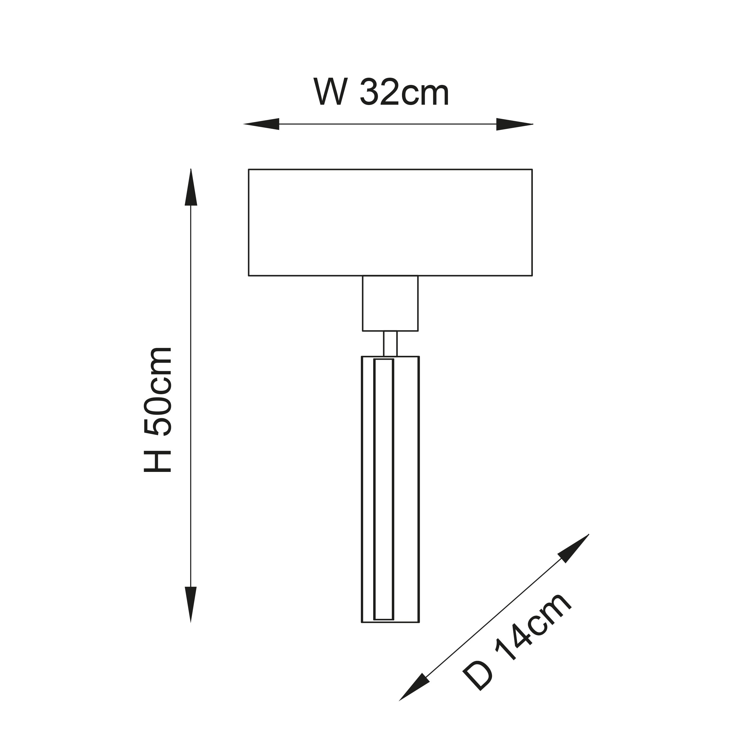 Utopia Groove Wall Light - Brushed Bronze With Mink Shade