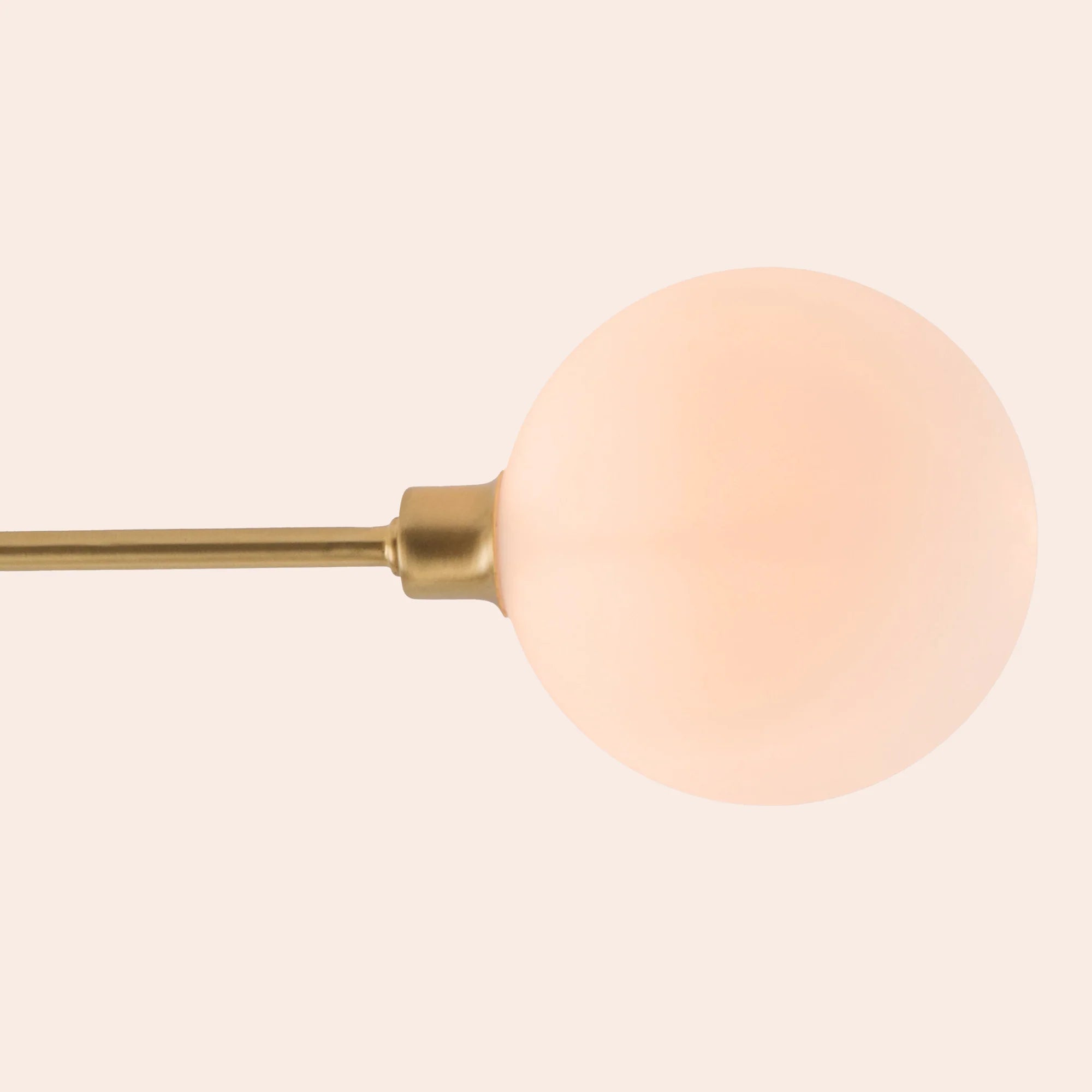houseof. Flush 3 Light Ceiling Light - Brass