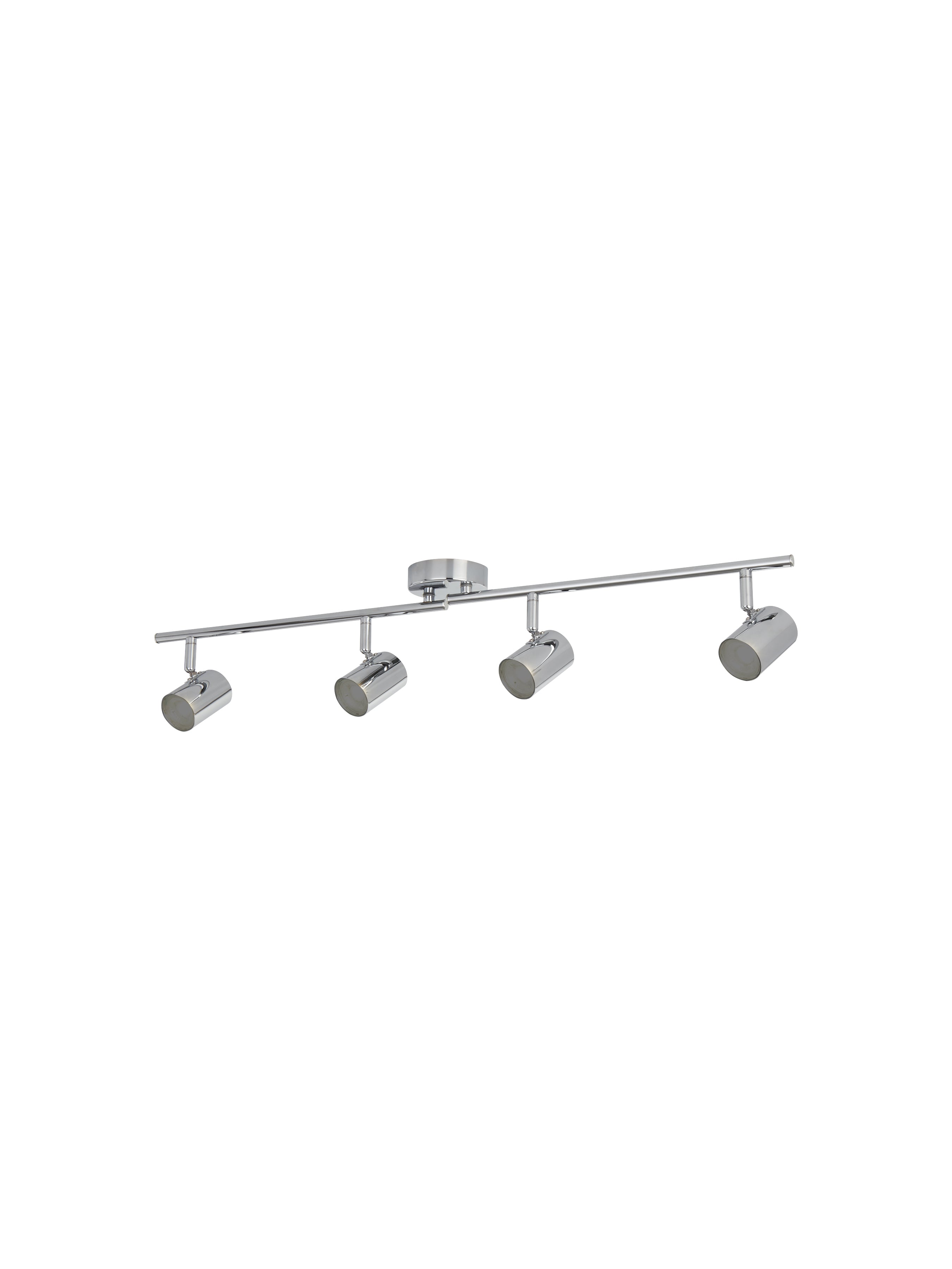 Searchlight Redfern 4 Light Cylinder Head Split Bar, Chrome