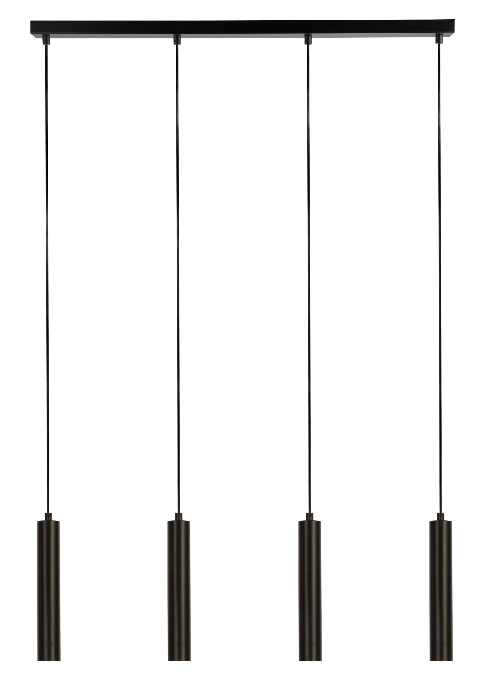 Searchlight Dawber 4 Light Bar Ceiling Pendant - Black