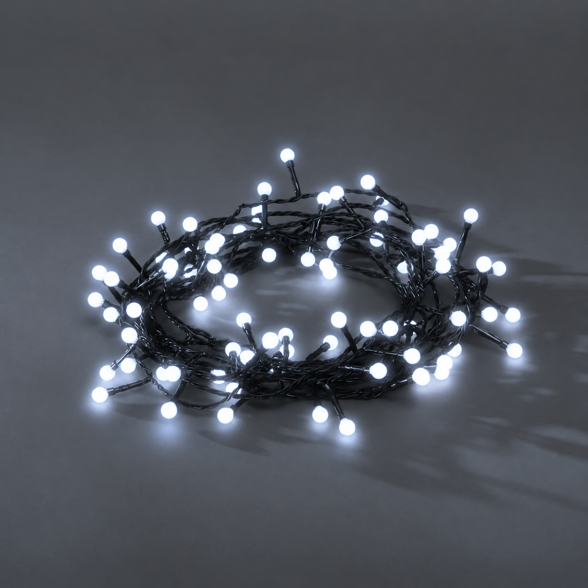 Konstsmide Christmas 6.32m Cherry Light Set - 80 LED - Cool White - Dimmable - Clearance