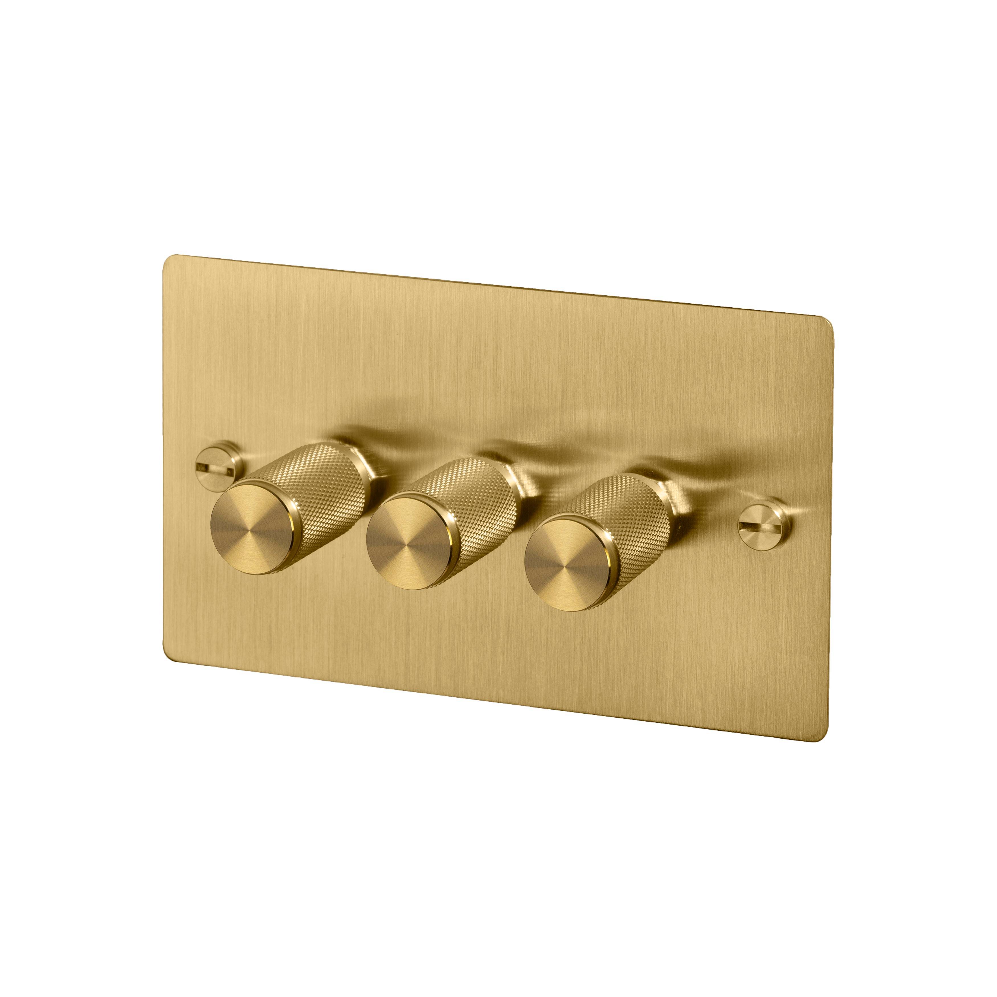 Buster + Punch 3G Dimmer 120W - Cross Knurl - 2 Way