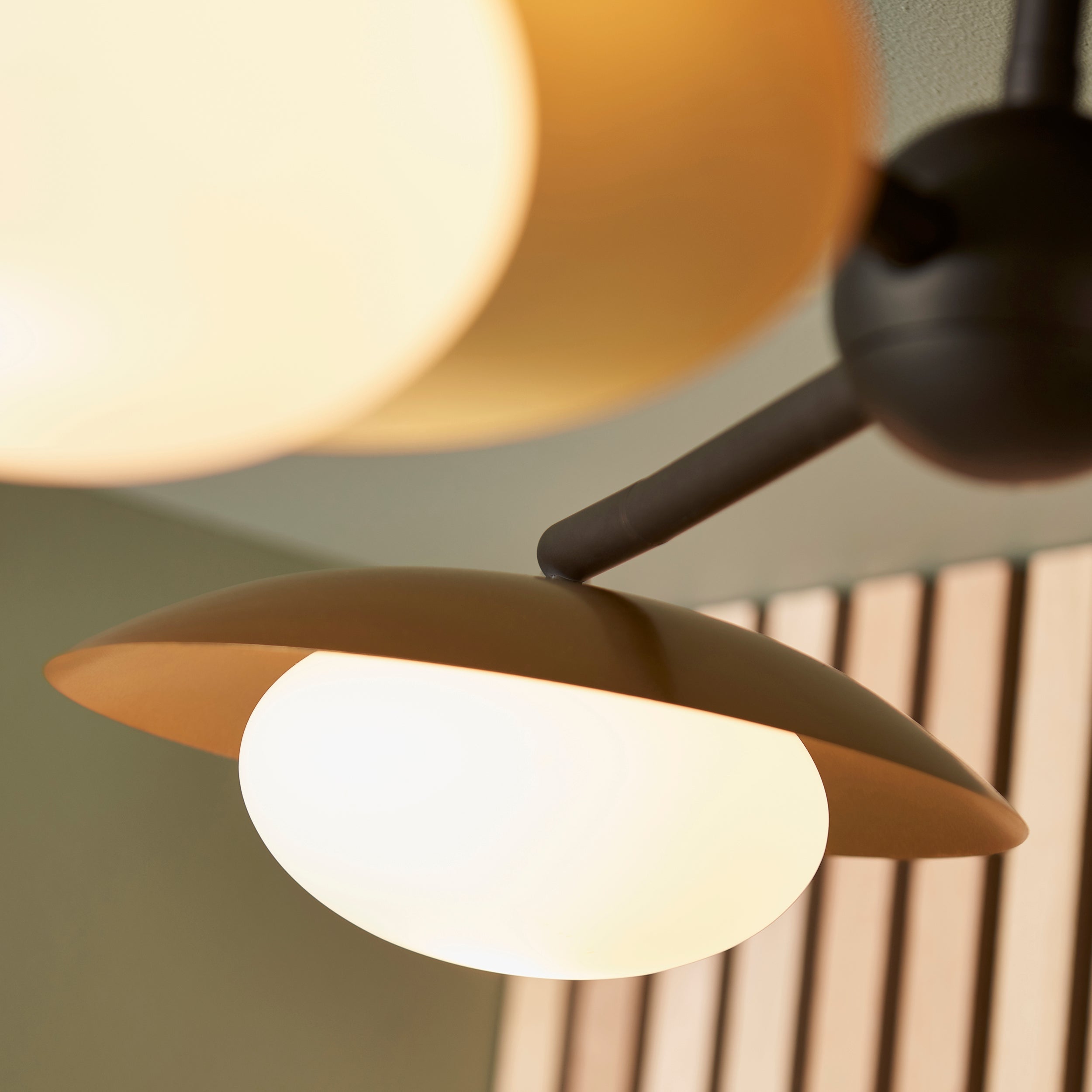 Utopia Planet 3 Light Semi Flush - Gold - 59cm Diameter