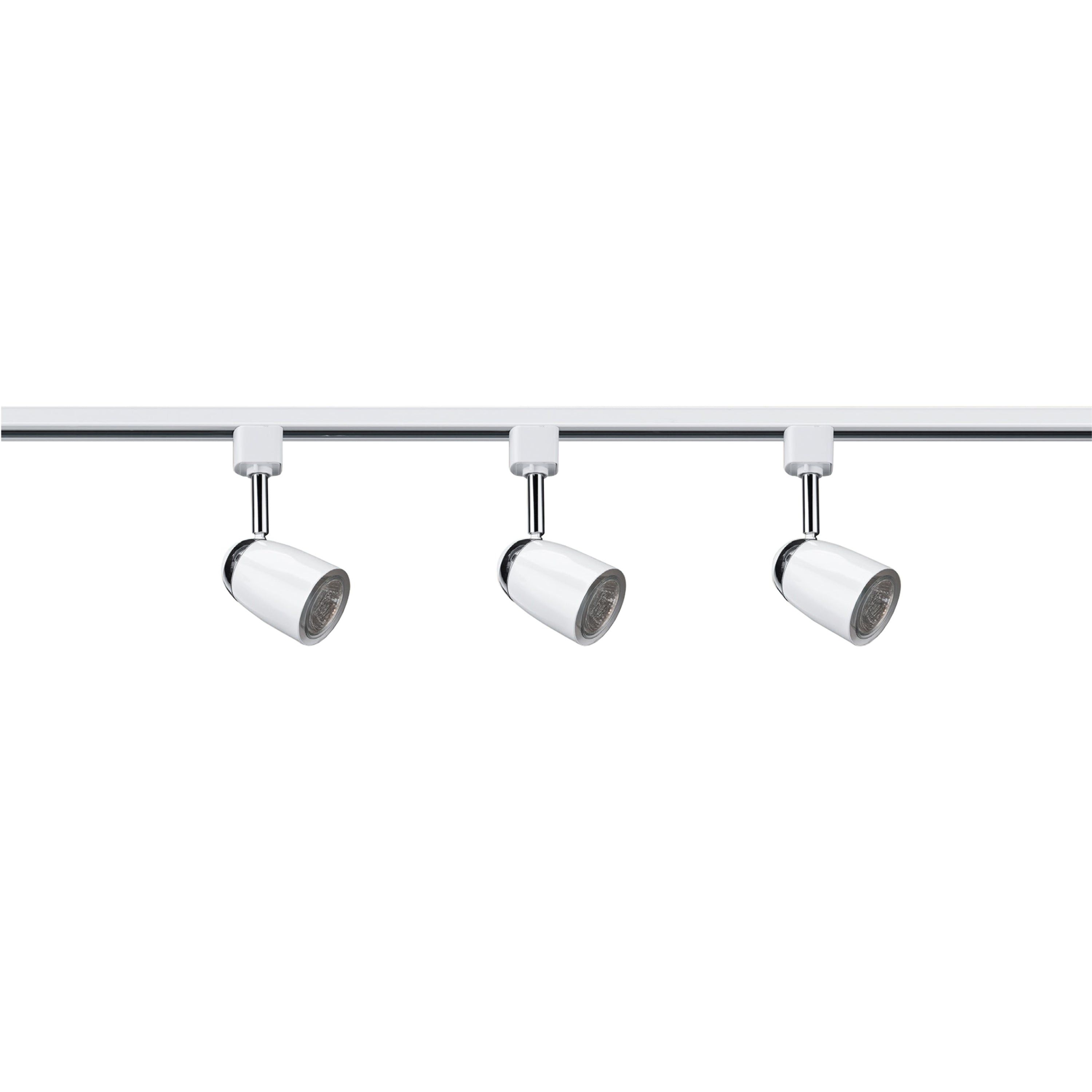 Searchlight Track & Spot Pack - 3 White Heads, 1m Track, 2 Way Connector