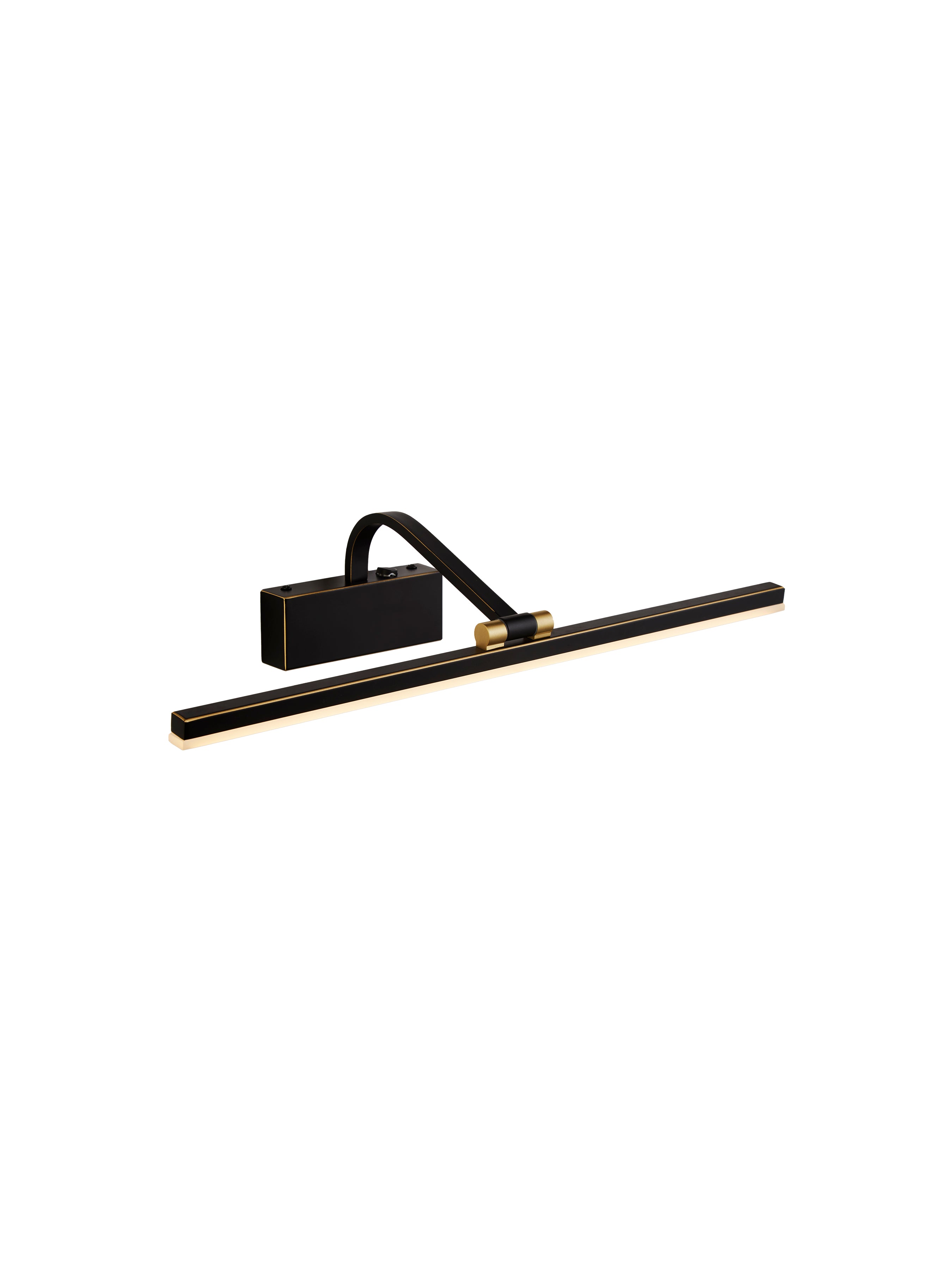 Searchlight LED Picture Light 510mm - Black Brushed Gold