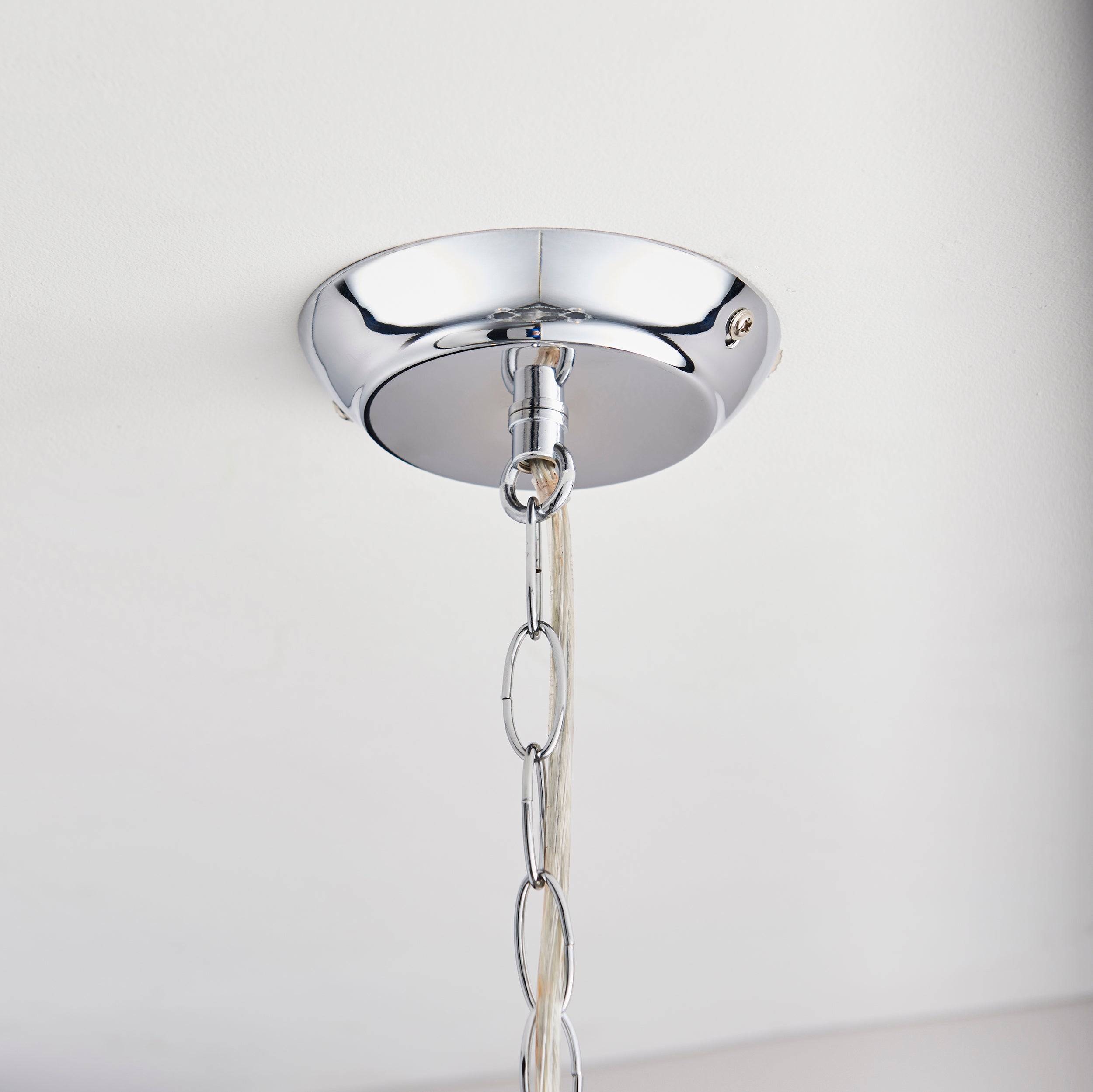 Endon Clarence 8 Light Pendant - Clear Acrylic & Chrome Plate