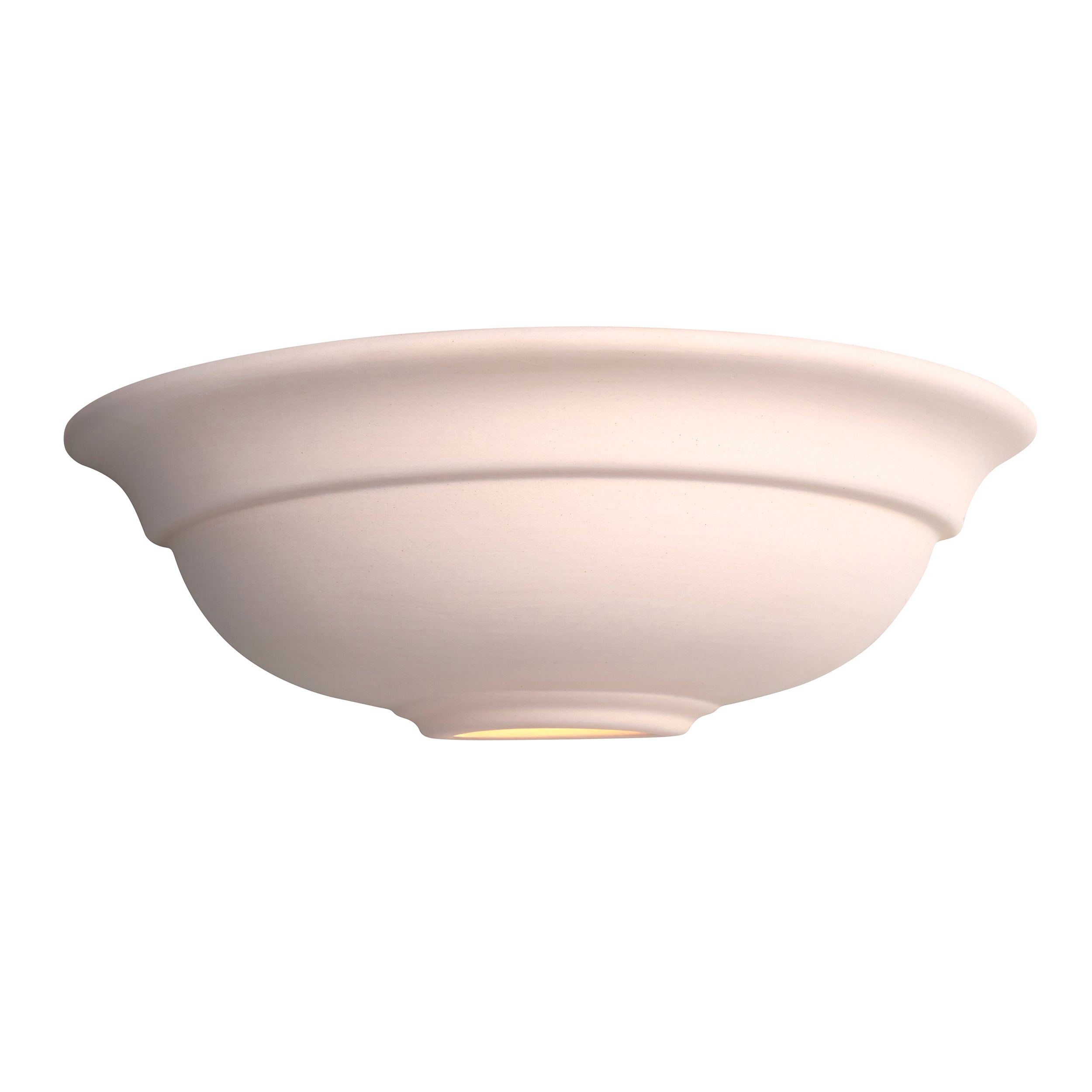 Endon Hillside Single Light Wall Light - Unglazed Ceramic