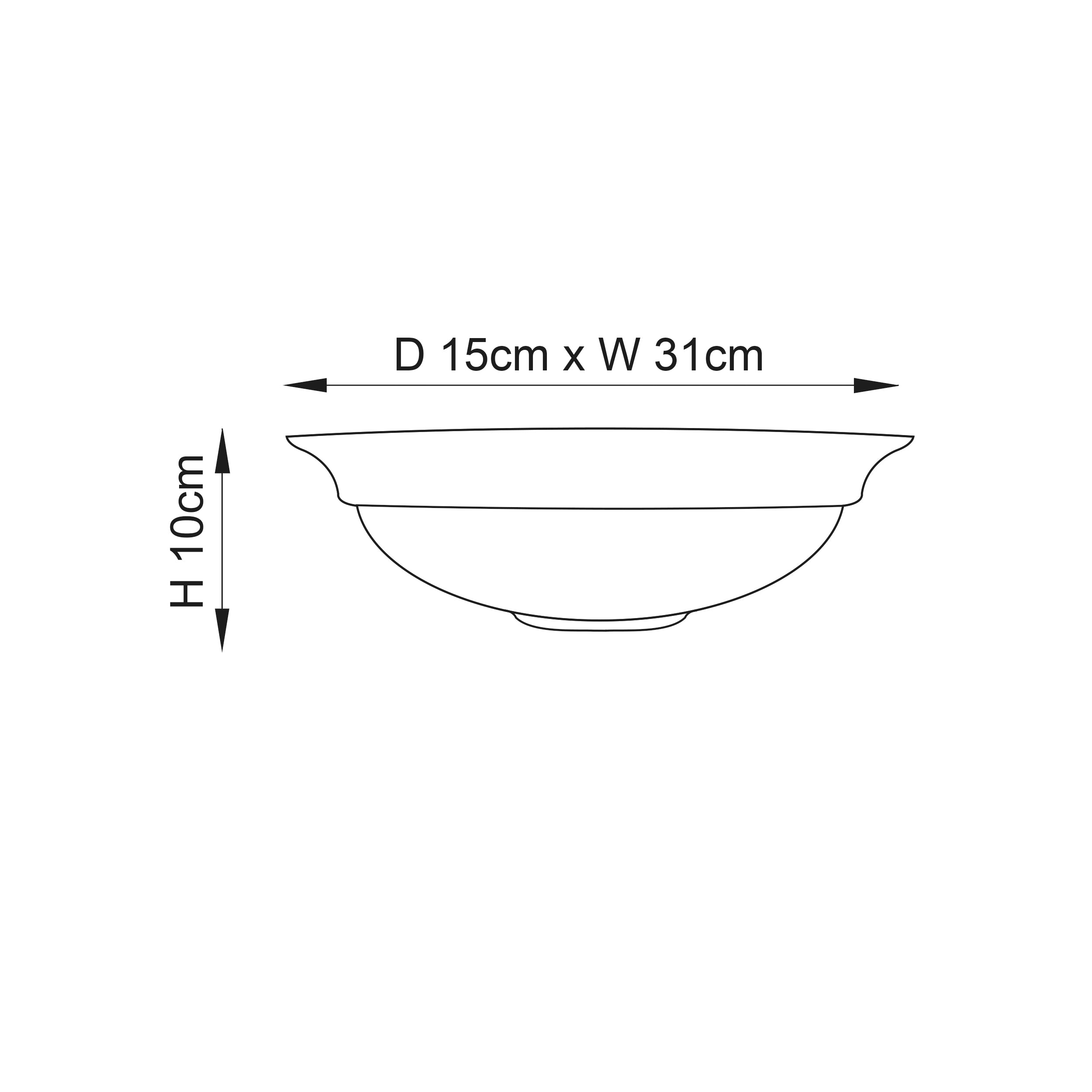 Endon Hillside Single Light Wall Light - Unglazed Ceramic