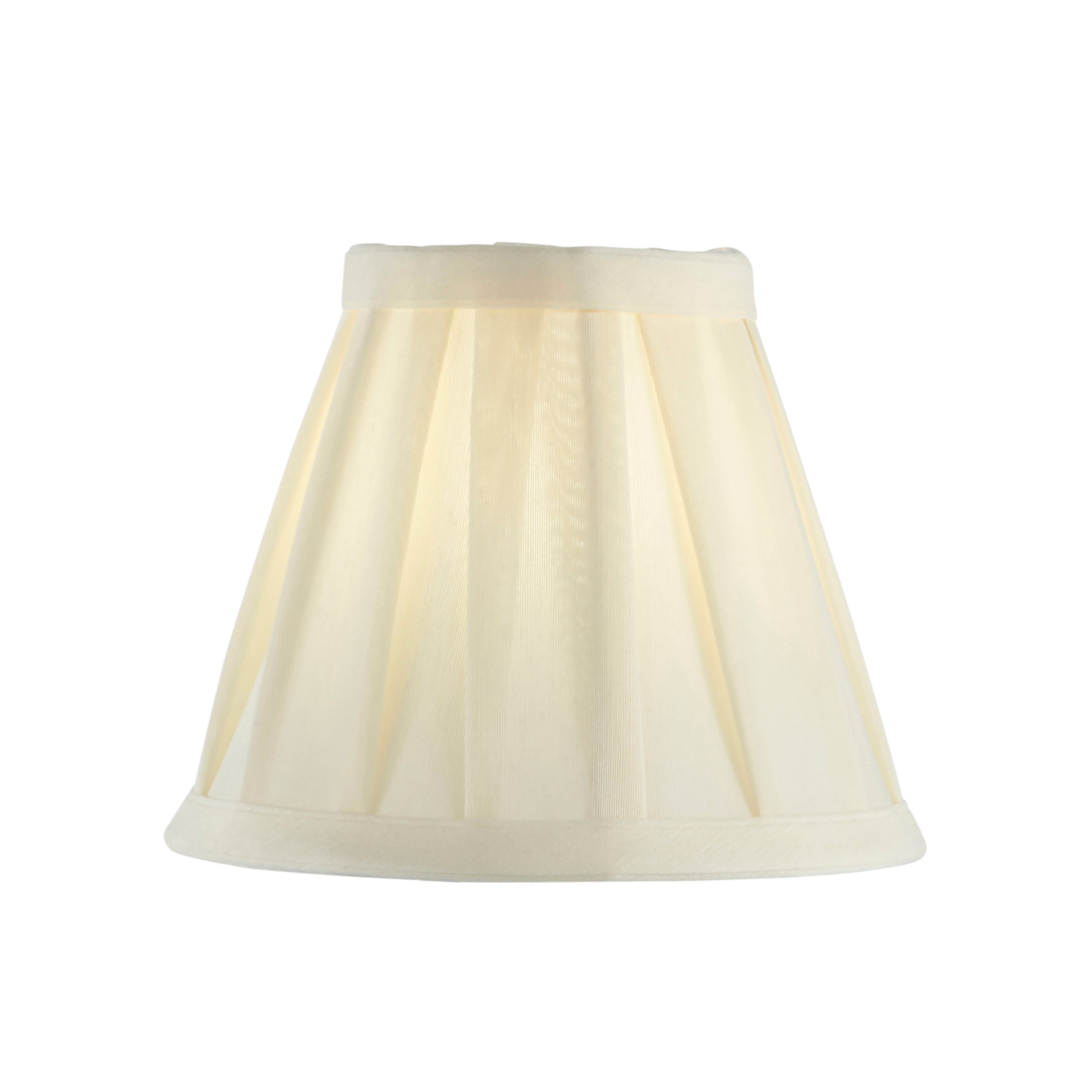 Endon Carla 6" Tapered Cylinder Single Light Shade - Cream Fabric - Shade Only