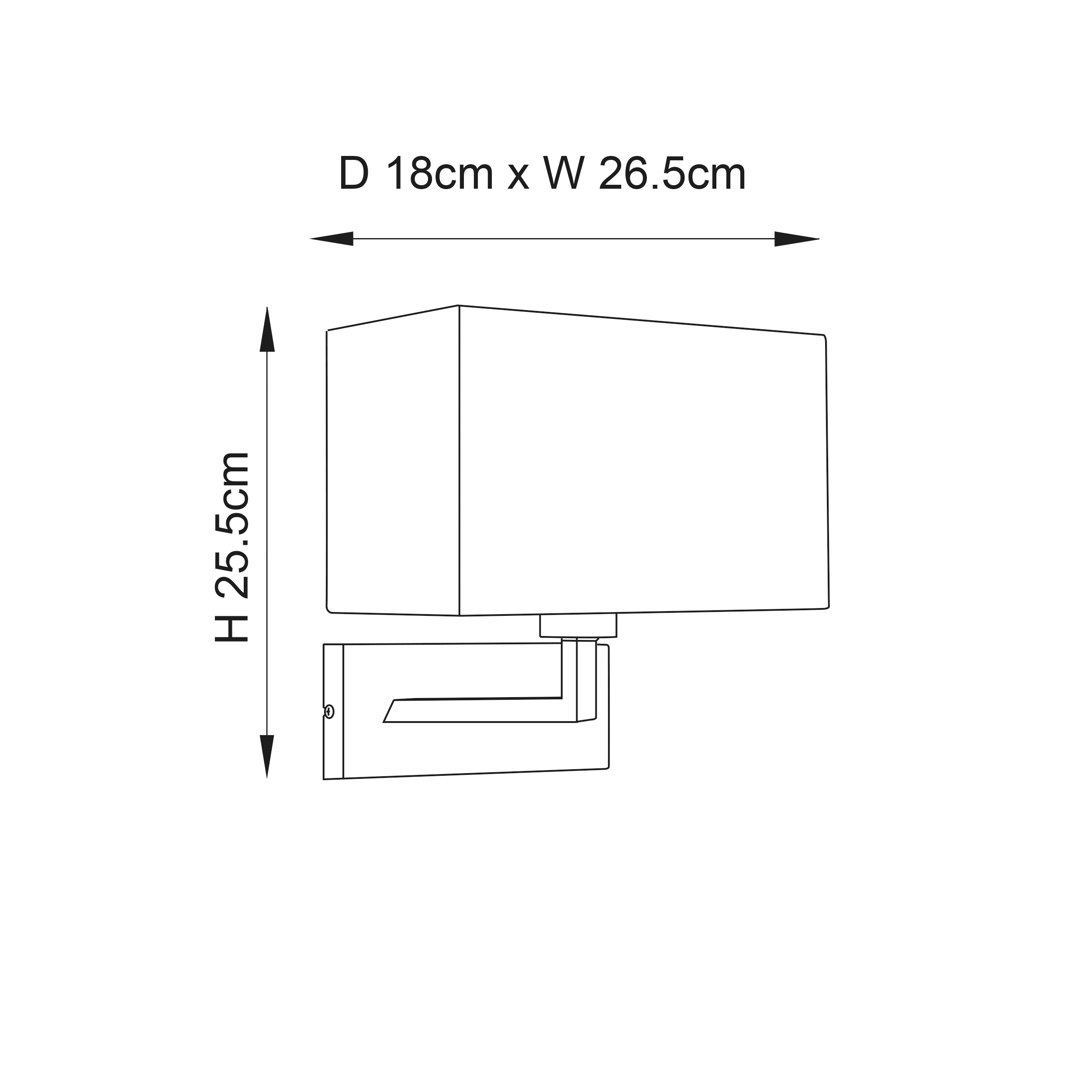 Endon Piccolo Single Light Wall Light  - Chrome Plate & White Acrylic