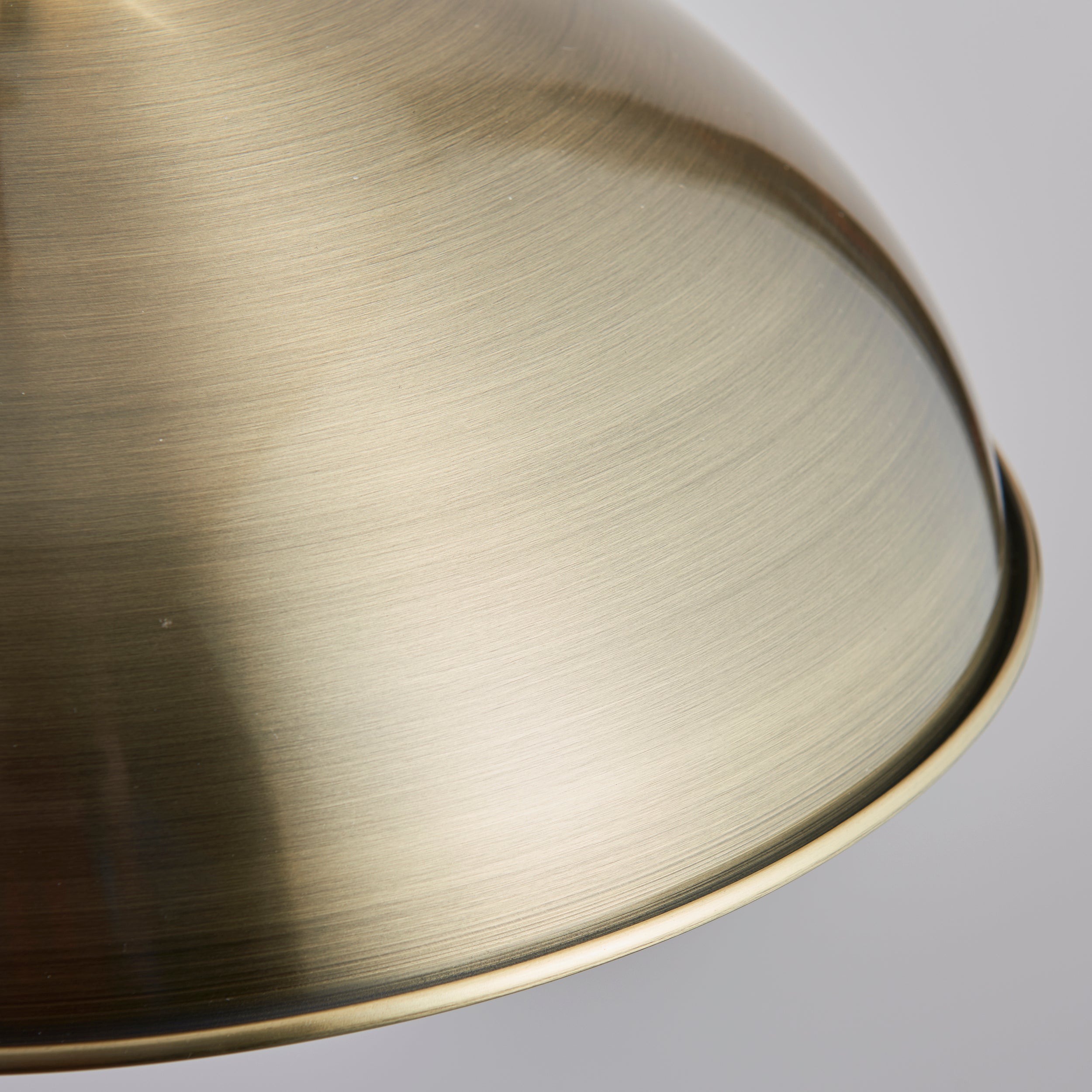 Endon Polka Single Light Pendant - Antique Brass Plate