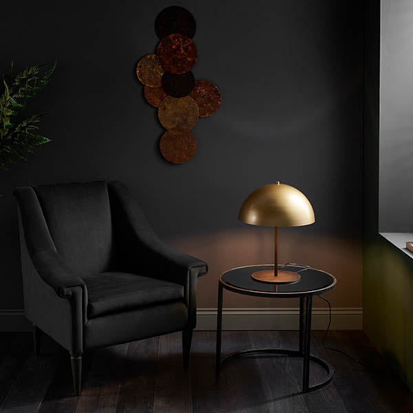 Utopia Umbrella Table Lamp - Gold