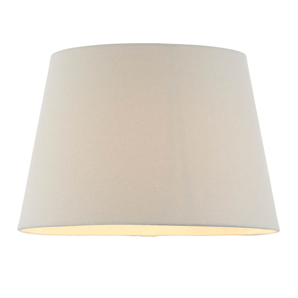 Endon Cici 12" Tapered Cylinder Shade - Ivory - Shade Only