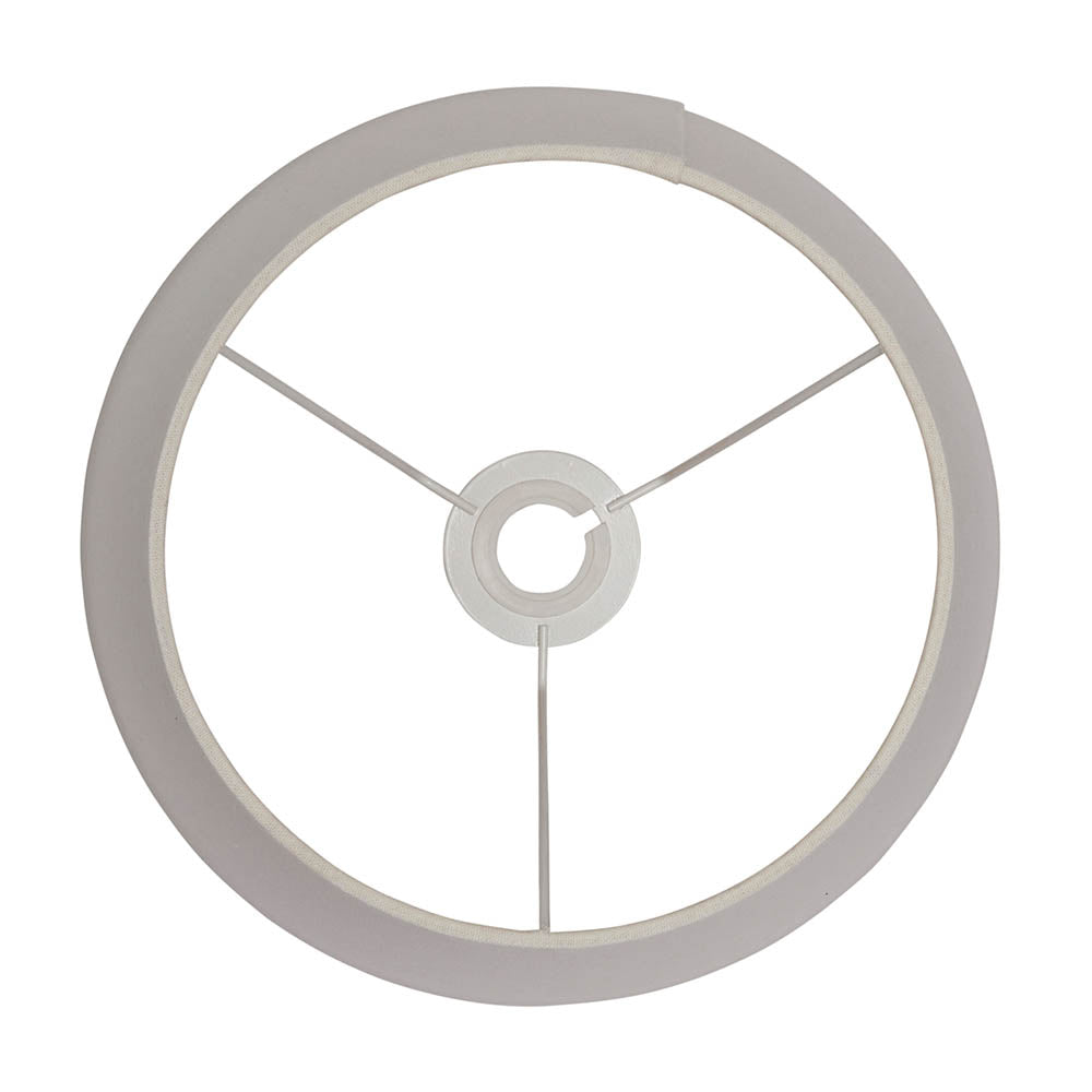 Endon Cici 12" Tapered Cylinder Shade - Ivory - Shade Only