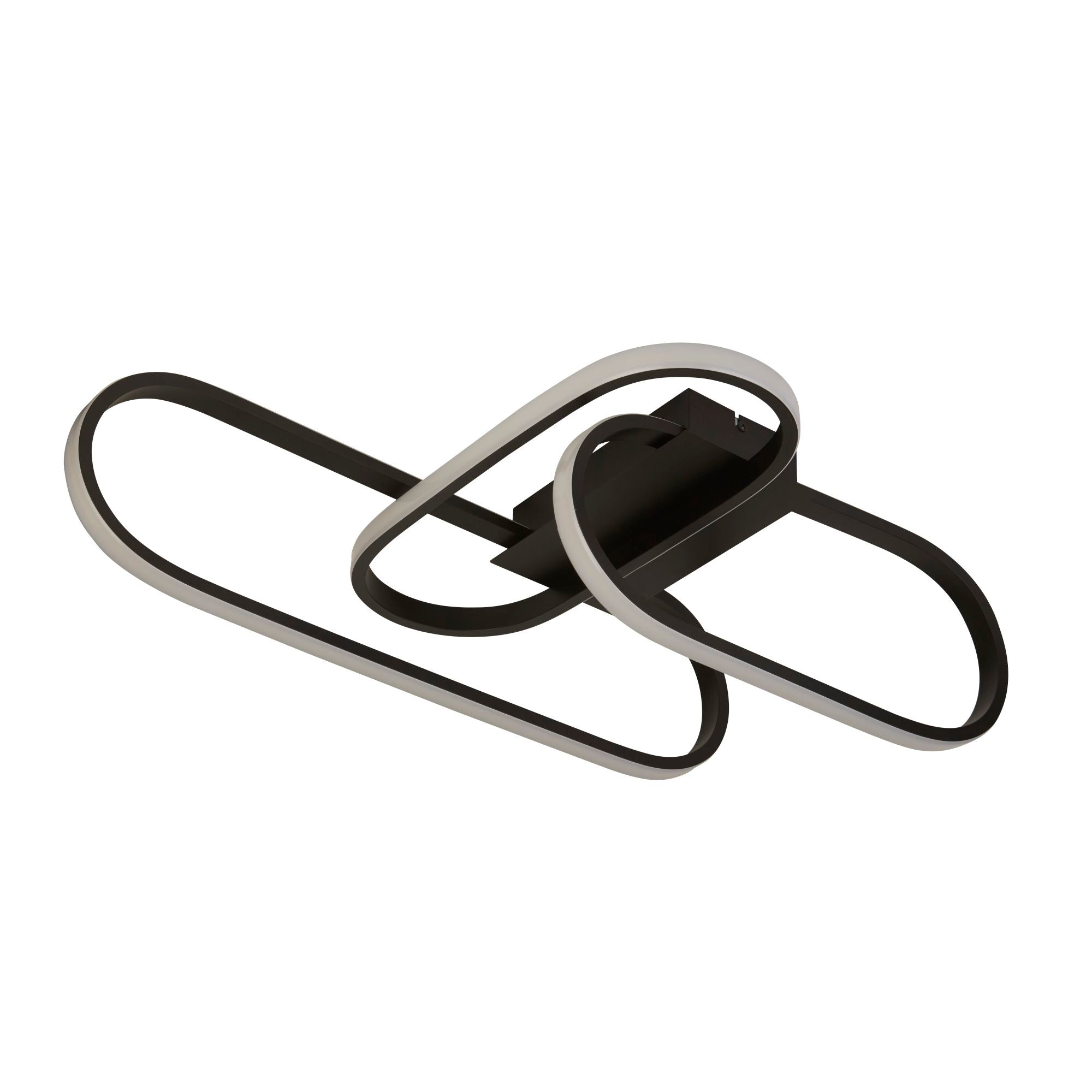 Searchlight Carmel LED Ceiling Light - Black Aluminium
