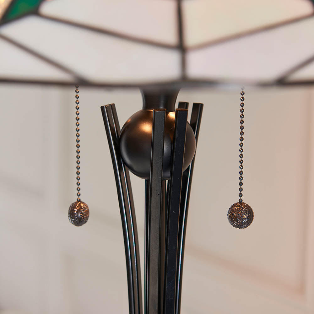 Interiors 1900 Astoria Floor Lamp - Tiffany Glass