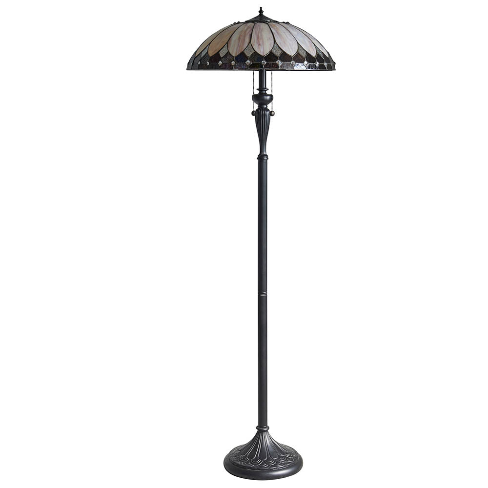 Interiors 1900 Brooklyn Floor Lamp - Tiffany Glass