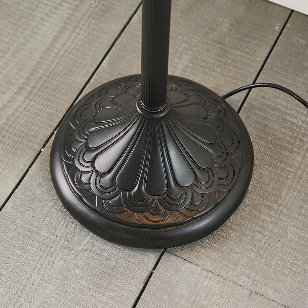 Interiors 1900 Dragonfly Blue Floor Lamp - Tiffany Glass