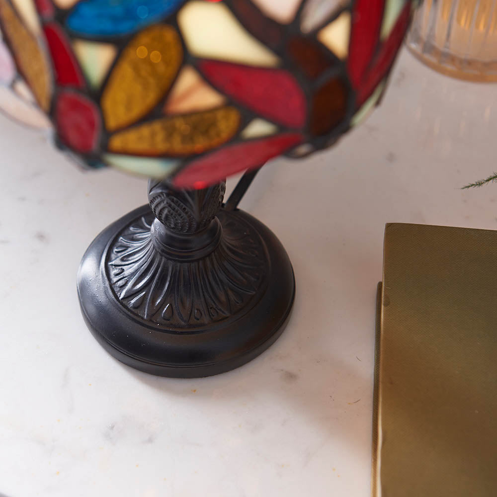Interiors 1900 Lorette Mini Table Lamp - Tiffany Glass