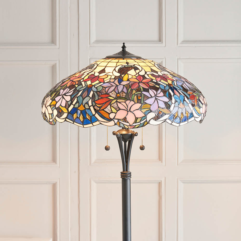 Interiors 1900 Sullivan Floor Lamp - Tiffany Glass