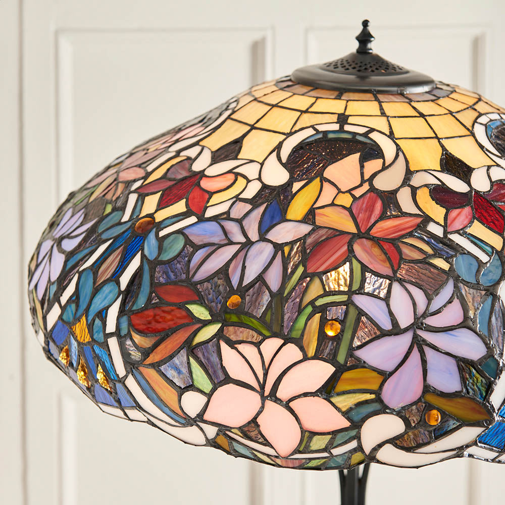 Interiors 1900 Sullivan Floor Lamp - Tiffany Glass