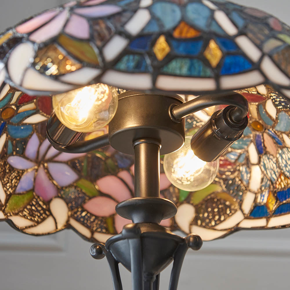 Interiors 1900 Sullivan Small Table Lamp - Tiffany Glass