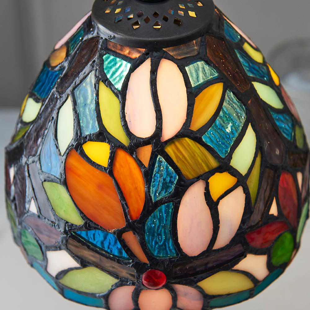 Interiors 1900 Sylvette Mini Table Lamp - Tiffany Glass