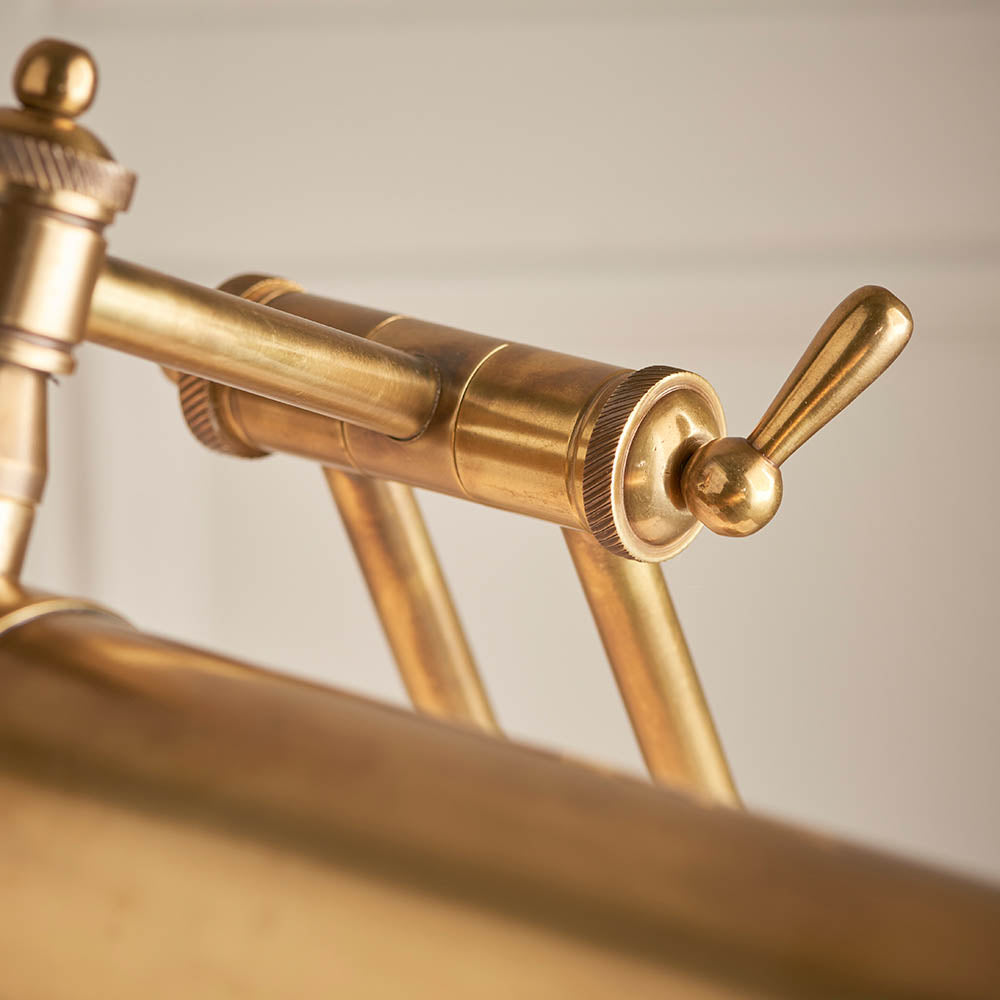 Interiors 1900 Winchester 2 Light Table Lamp - Solid Mellow Brass