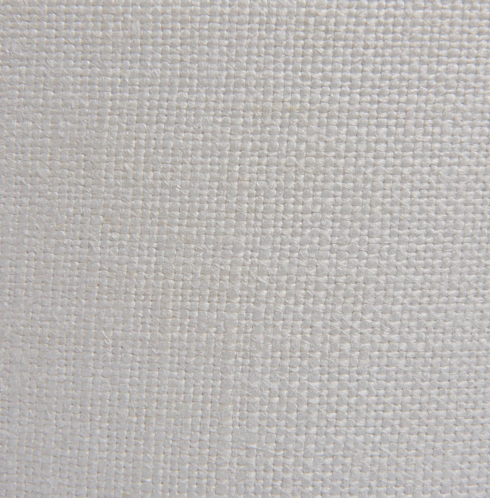 Endon Obi Single Light Wall Light - Vintage White Linen & Vintage White Polyester Cotton