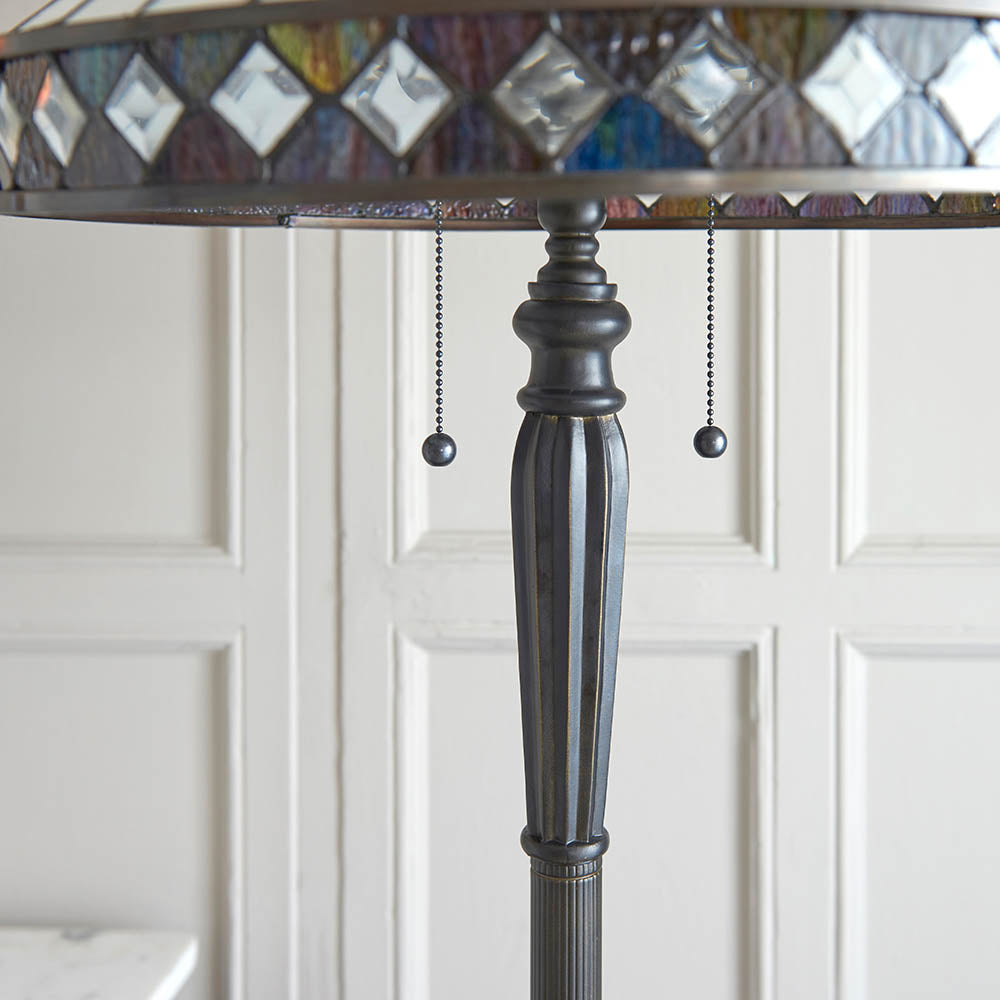 Interiors 1900 Fargo Floor Lamp - Tiffany Glass