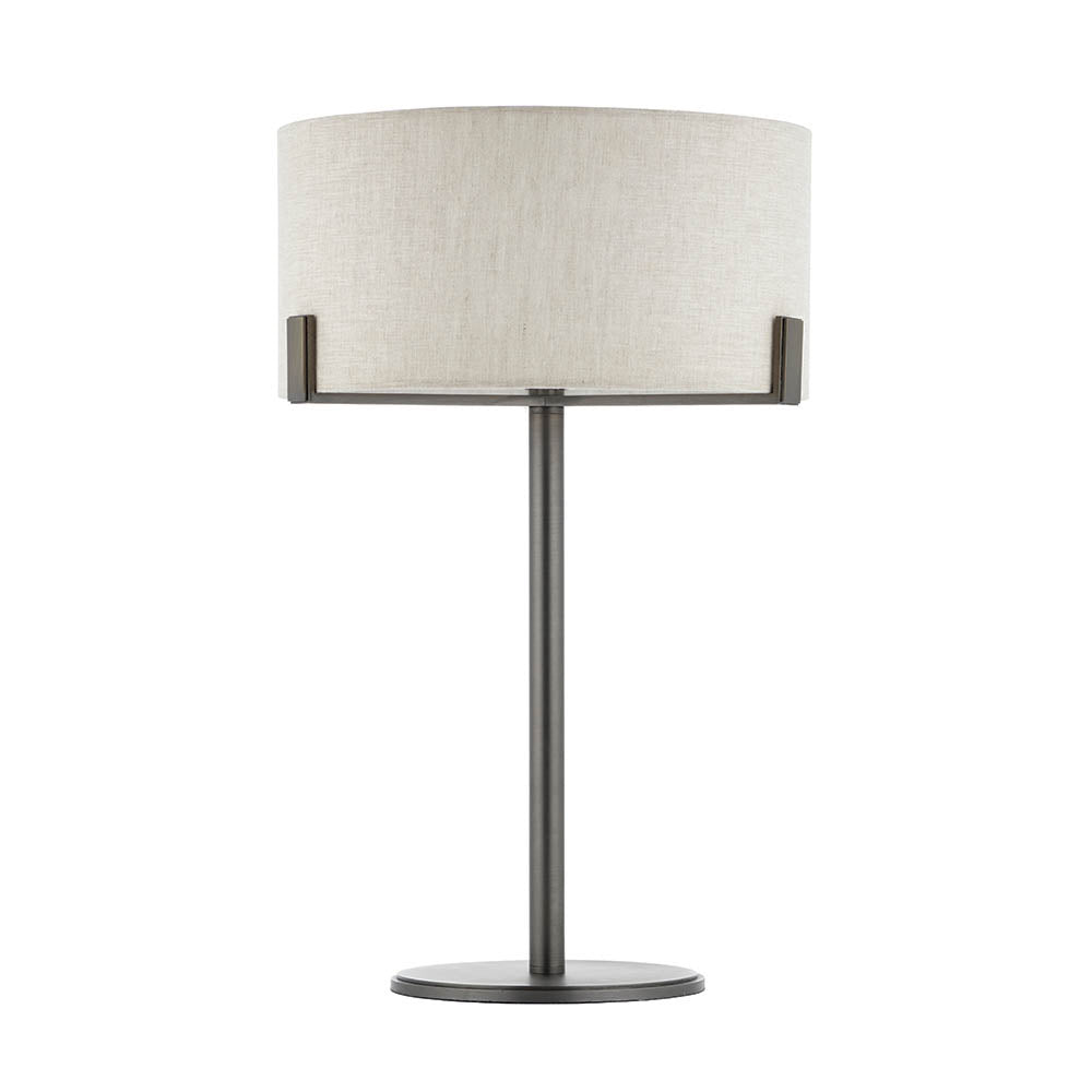 Endon Hayfield Table Lamp - Neutral Linen