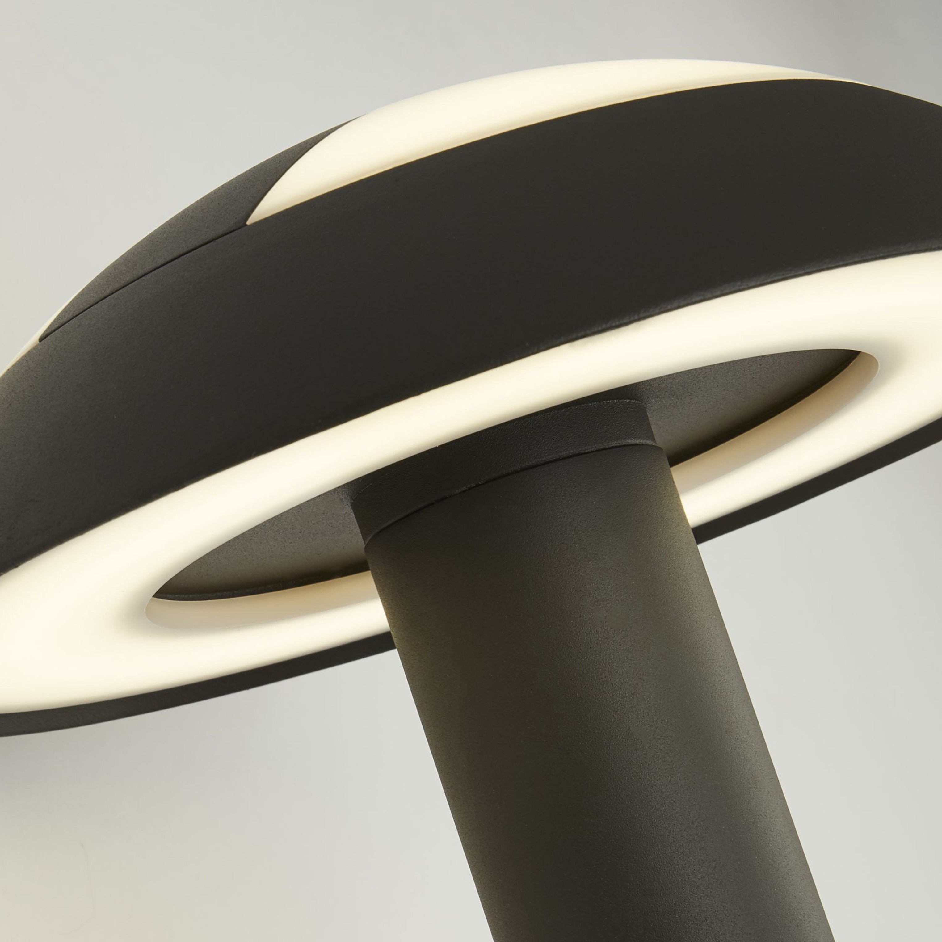 Searchlight Milford LED Outdoor Light - Dark Grey & Opal Diffuser - IP44