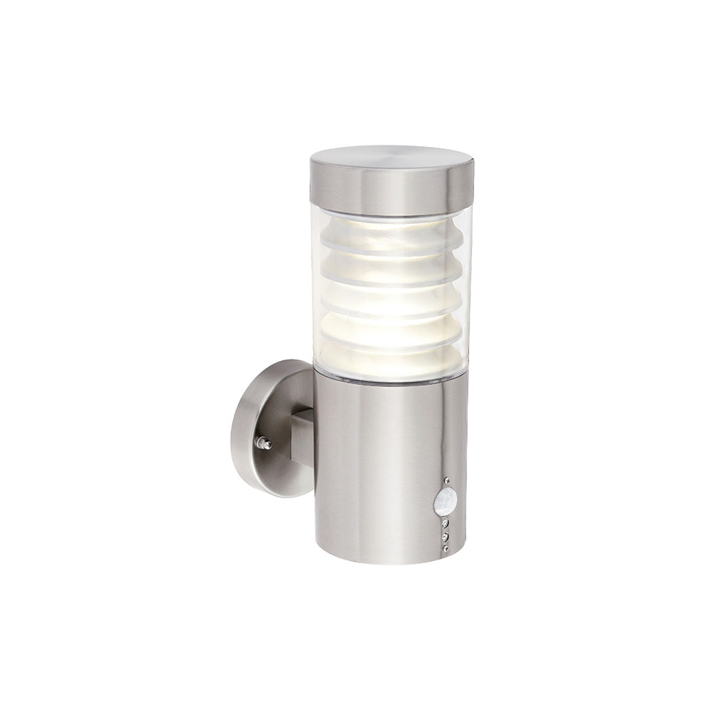 Endon Equinox LED PIR Wall Light - 316 Stainless Steel