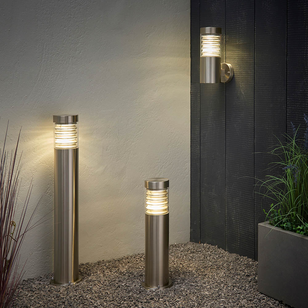 Endon Equinox LED PIR Wall Light - 316 Stainless Steel