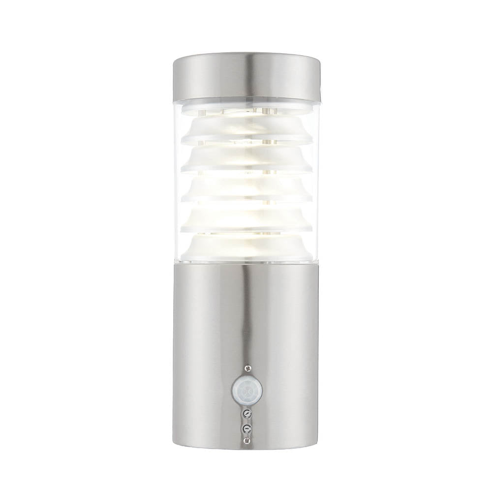 Endon Equinox LED PIR Wall Light - 316 Stainless Steel
