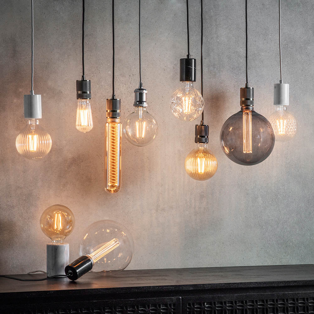 Endon Urban Single Light Pendant - Antique Brass Plate
