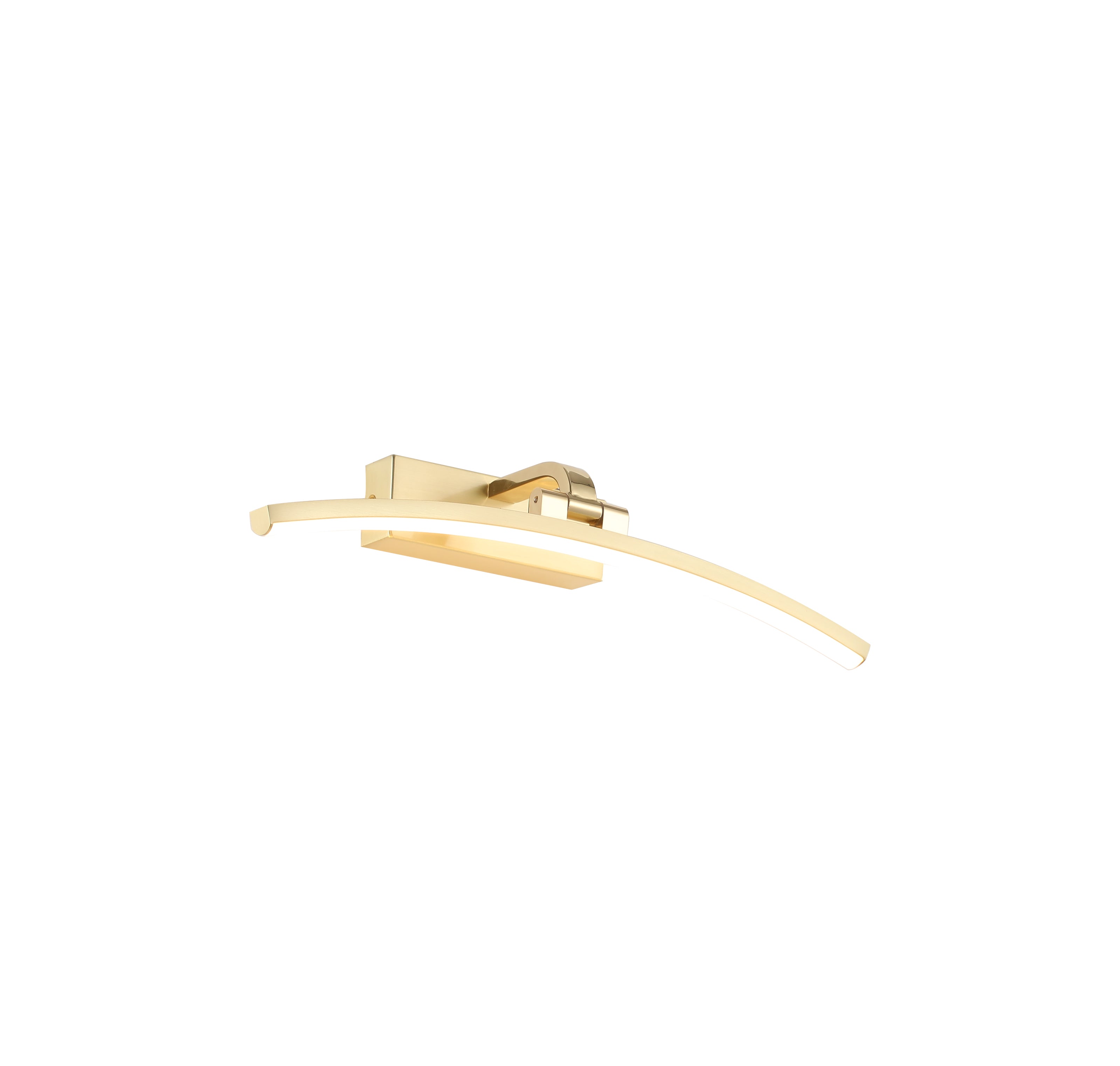 Searchlight Samuel 40cm Picture Light - Satin Brass & Polished Brass