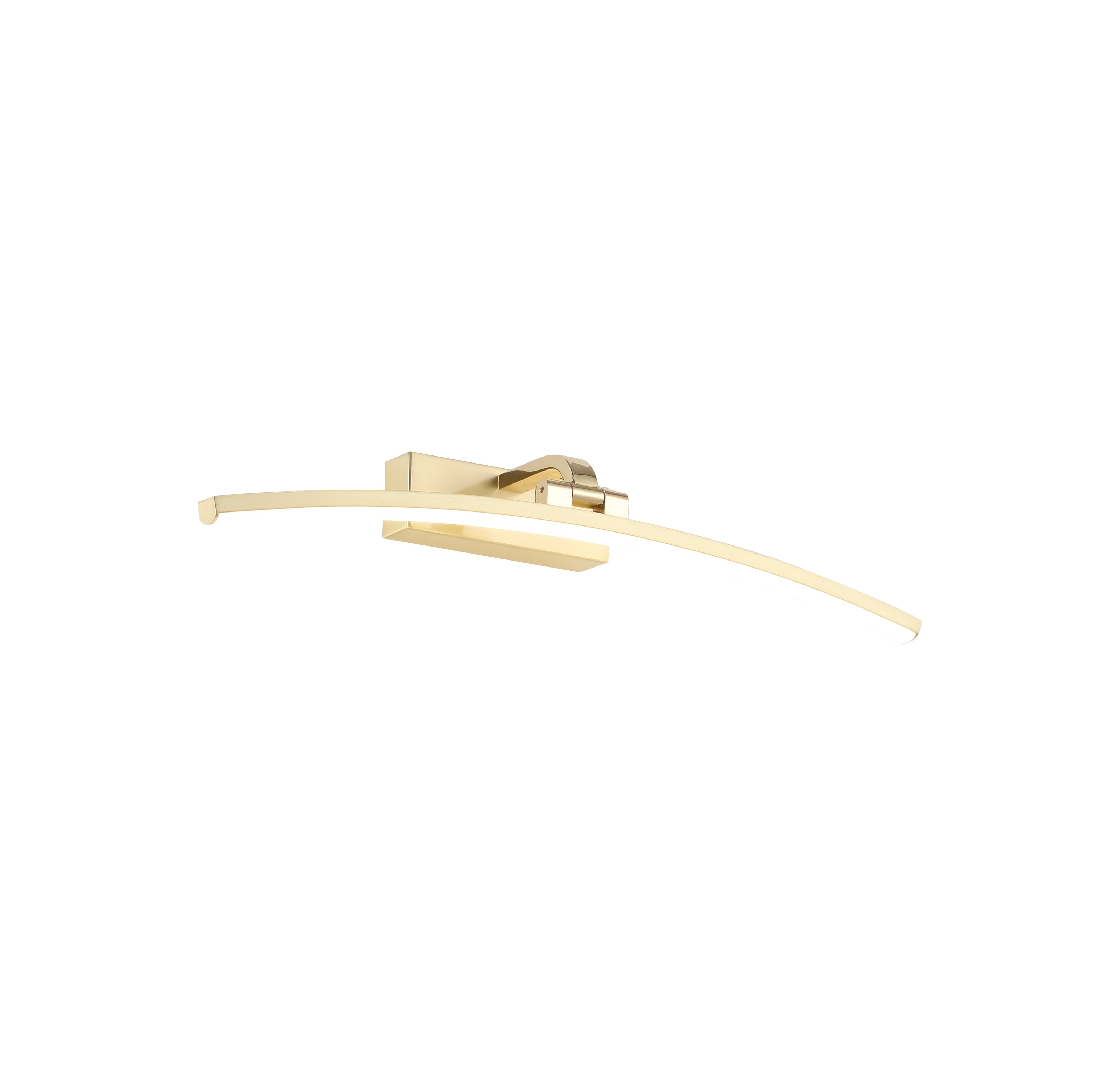 Searchlight Samuel 50cm Picture Light - Satin Brass & Polished Brass