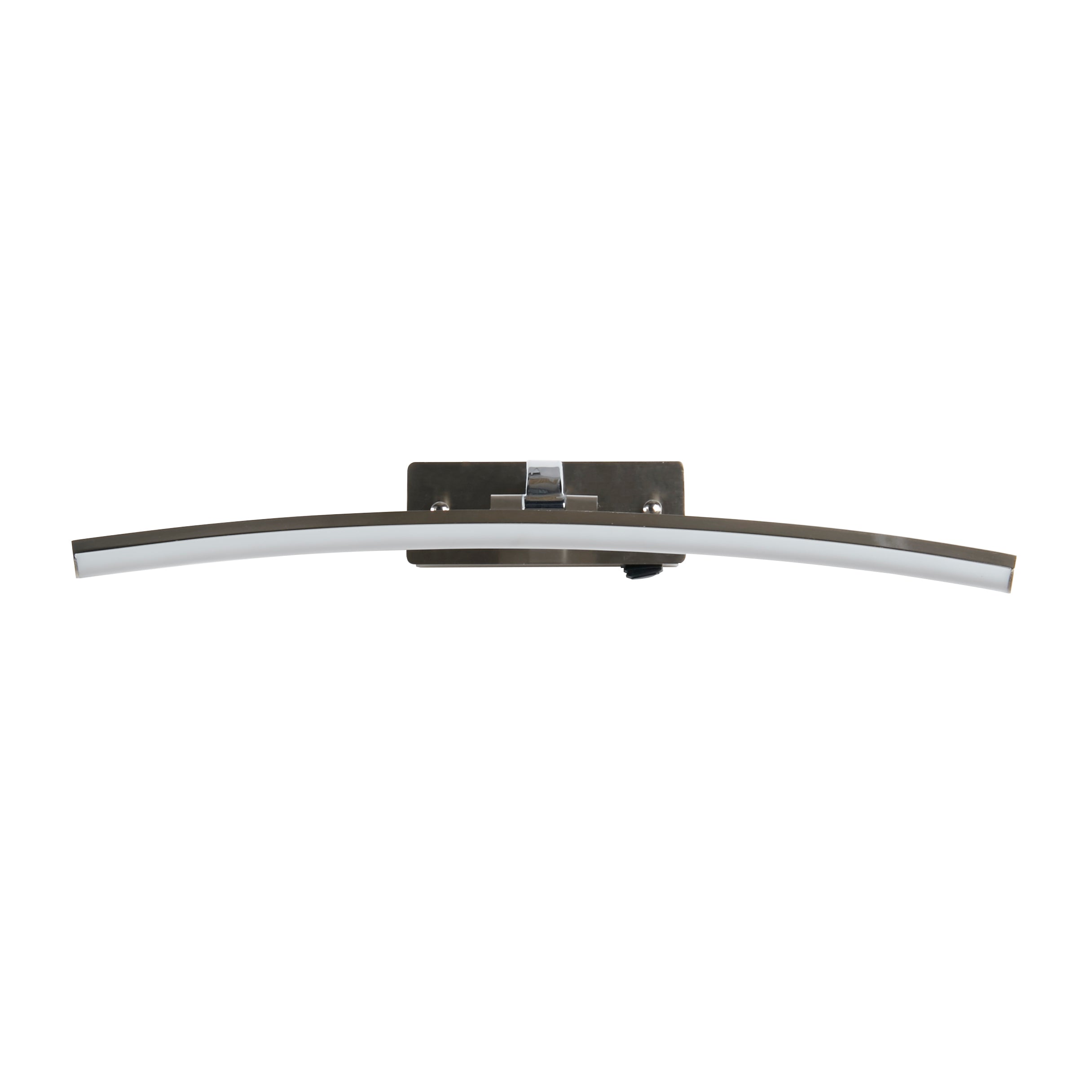 Searchlight Samuel 50cm Picture Light - Satin Silver & Polished Chrome