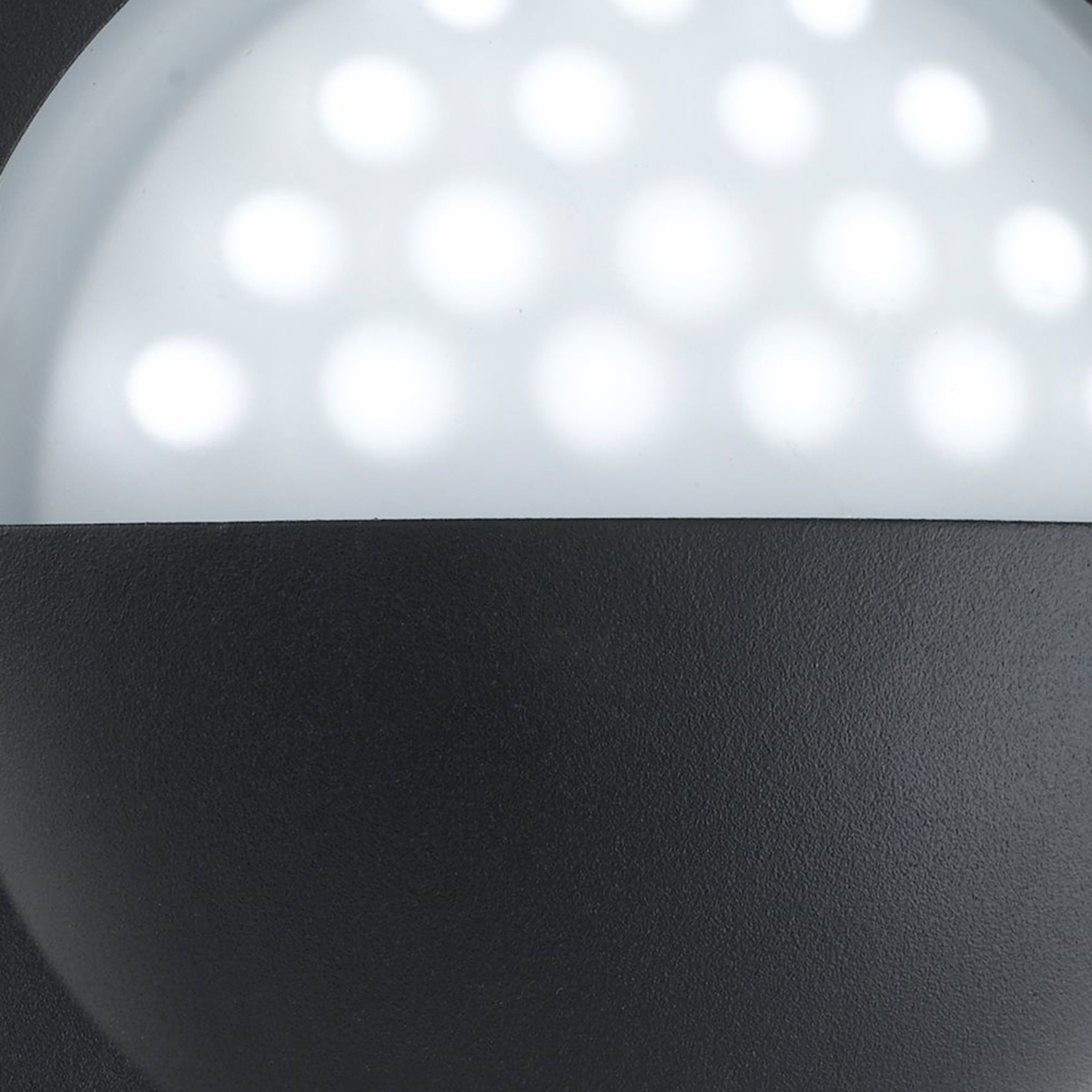 Searchlight Bamber LED Outdoor Flush - Black & Polycarbonate - IP44