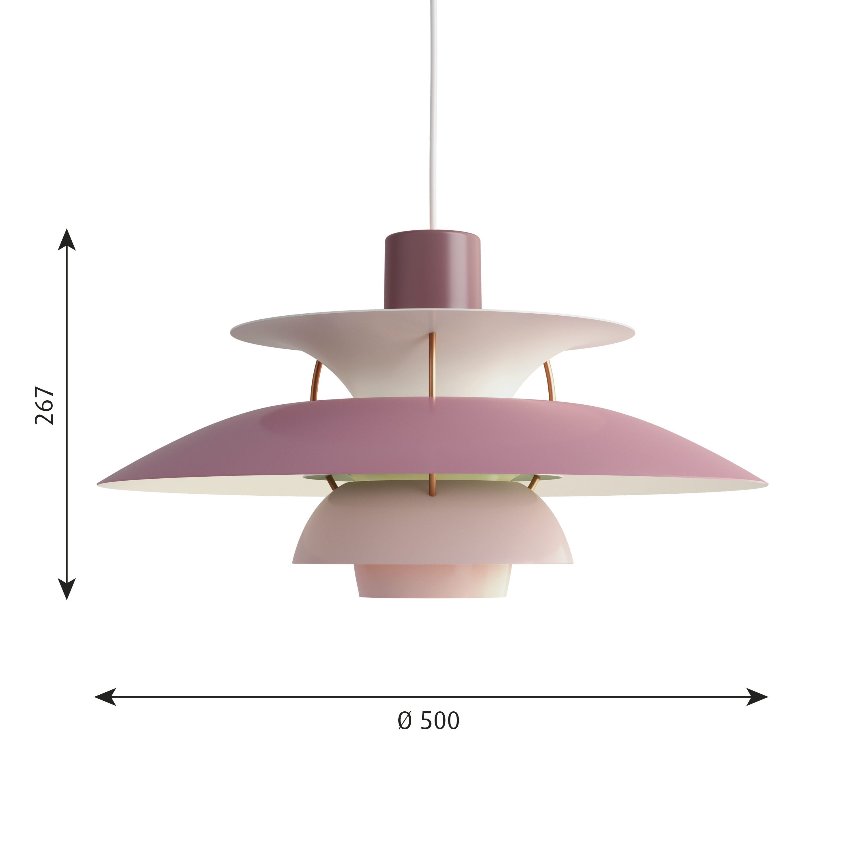 Louis Poulsen PH 5 Pendant Light - Hues Collection