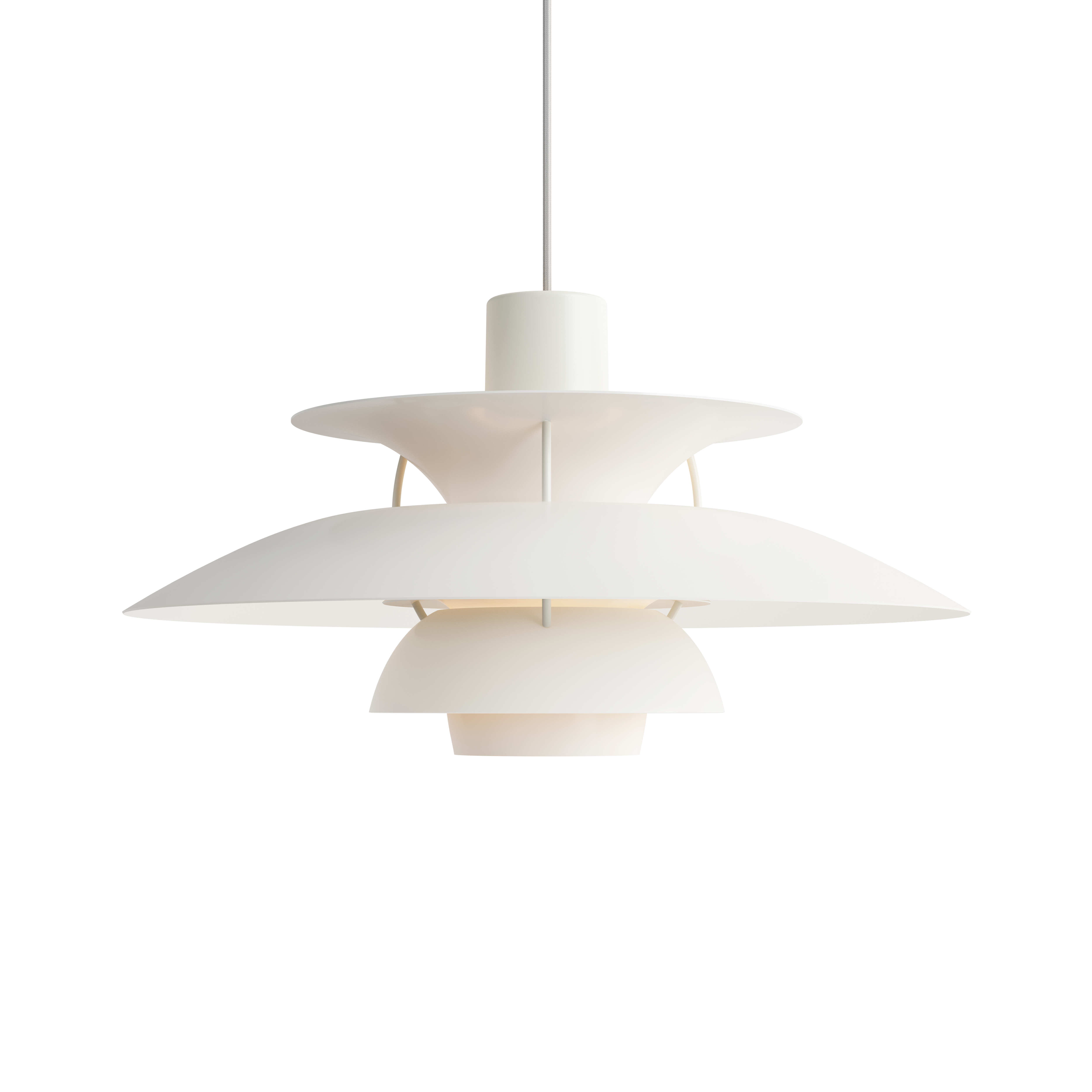 Louis Poulsen PH 5 Pendant Light - White Collection