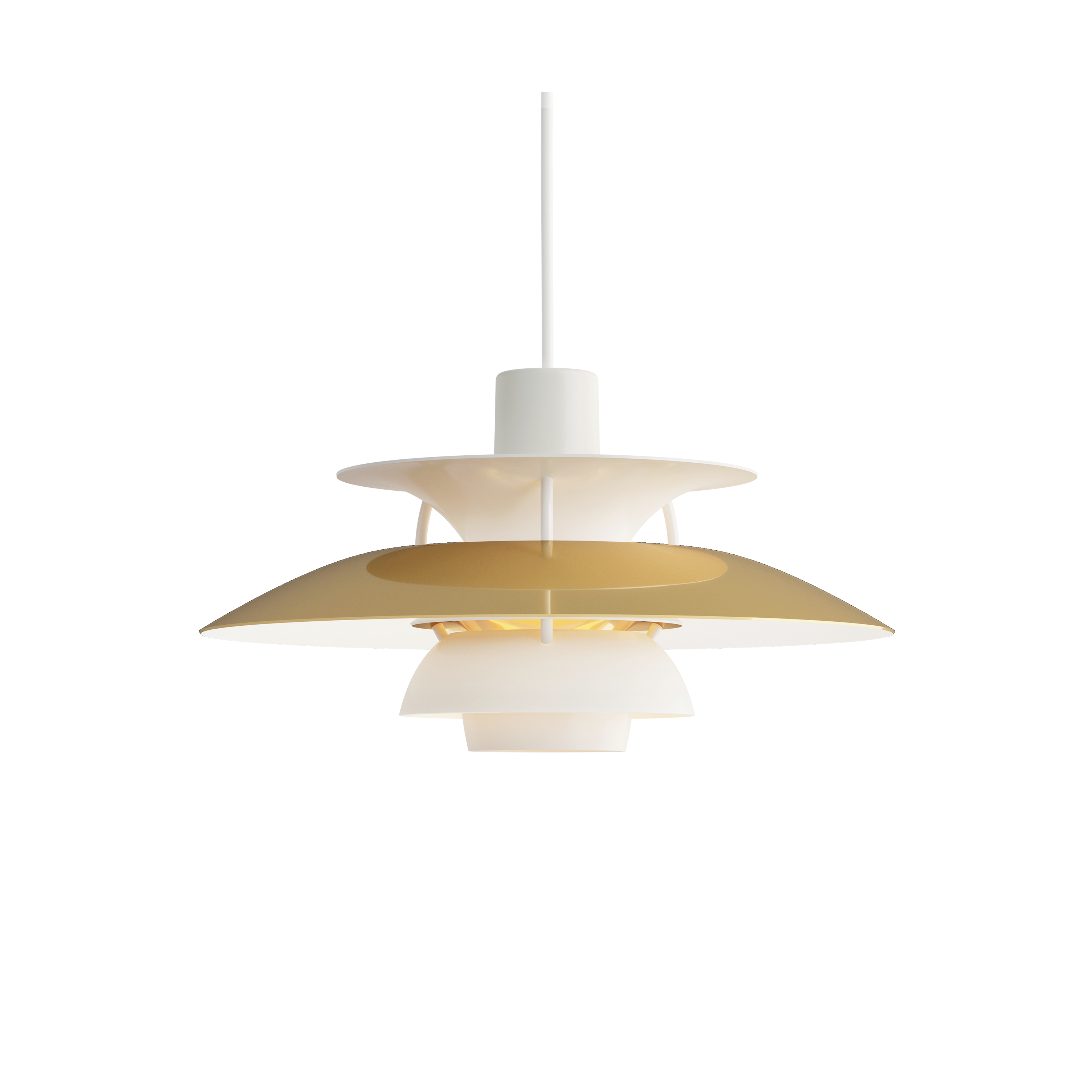 Louis Poulsen PH 5 Mini Pendant Light - Metallic Collection