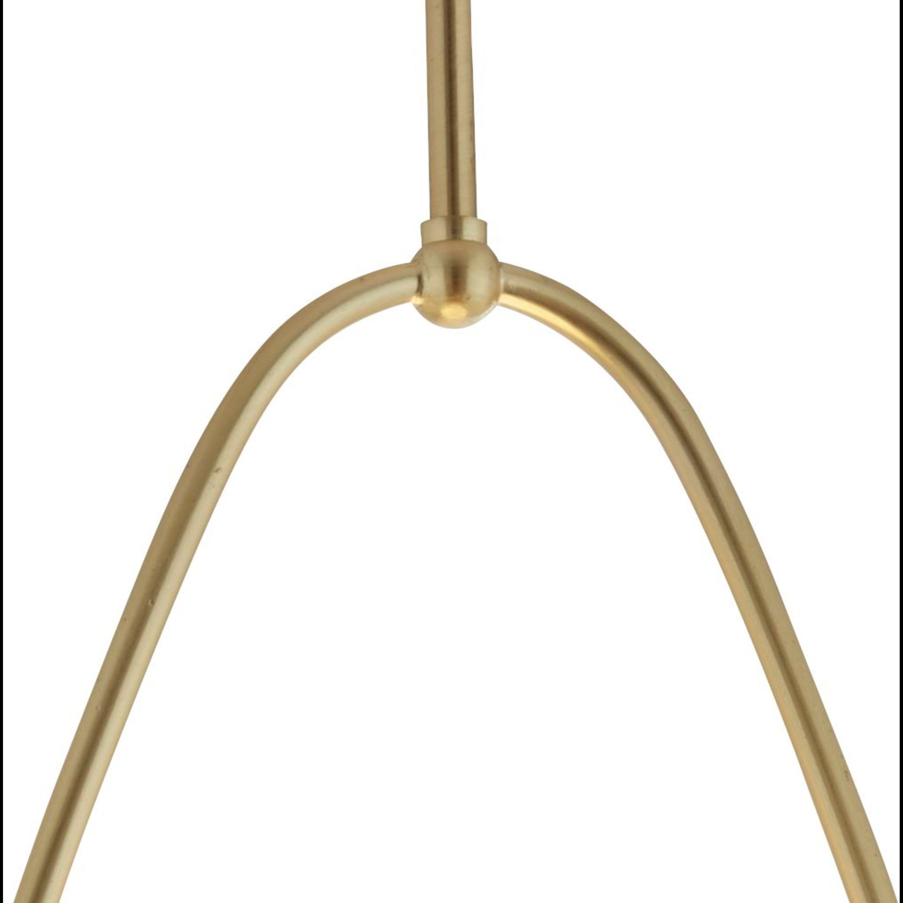 Searchlight Autumn Ceiling Pendant - Gold & Opal Glass