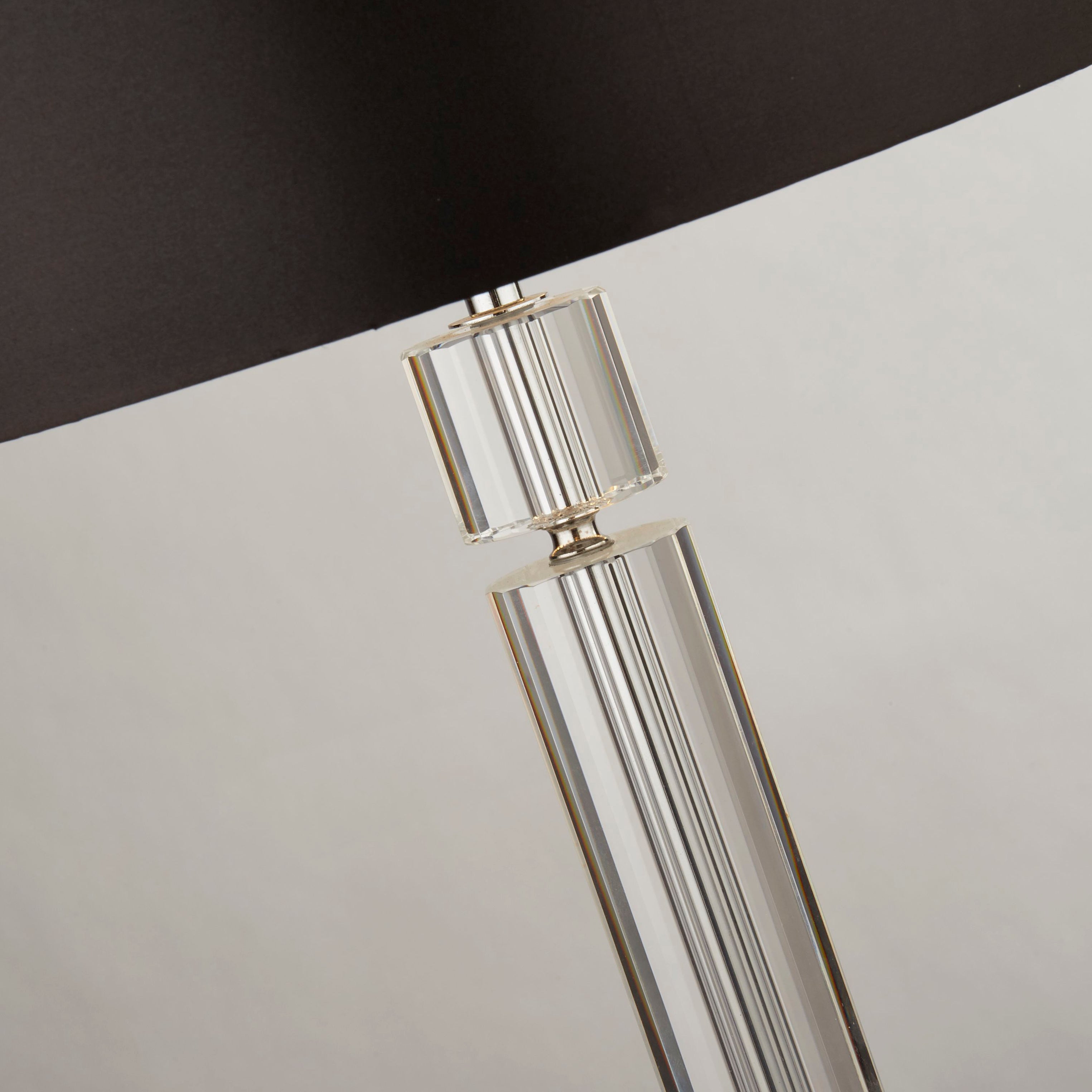 Searchlight Kemble Table Lamp - Chrome & Black
