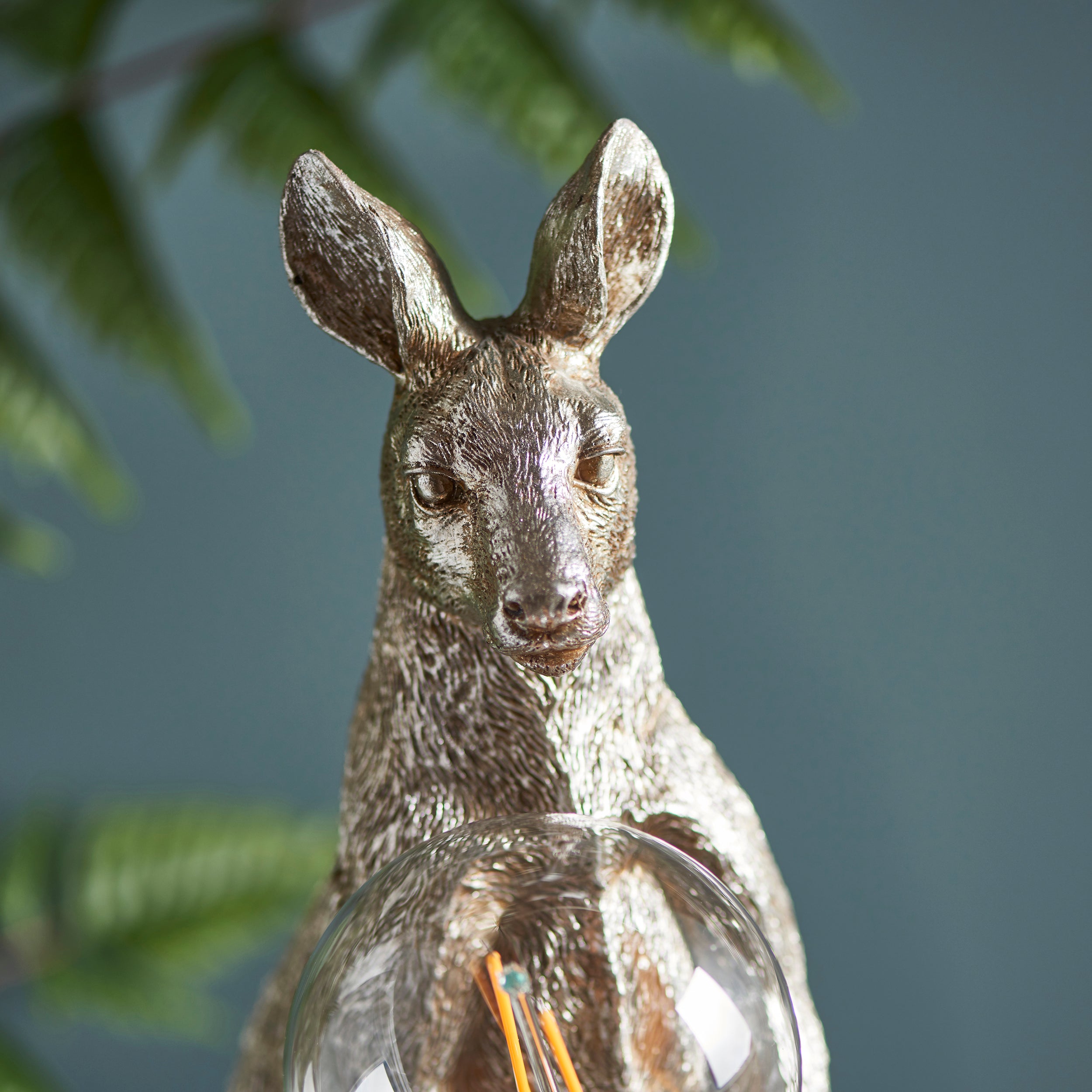 Endon Skippy The Kangaroo Table Lamp - Vintage Silver