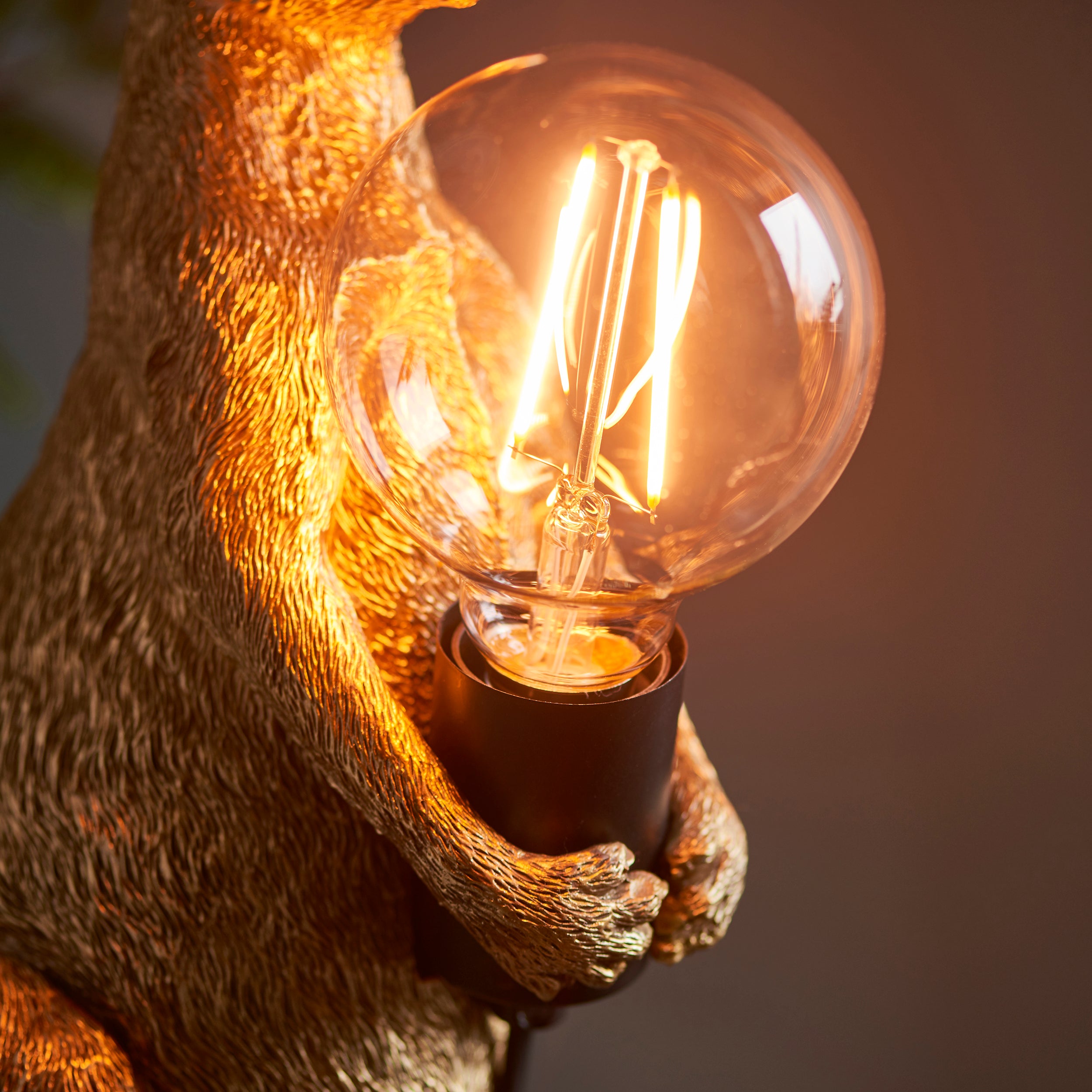 Endon Skippy The Kangaroo Table Lamp - Vintage Gold