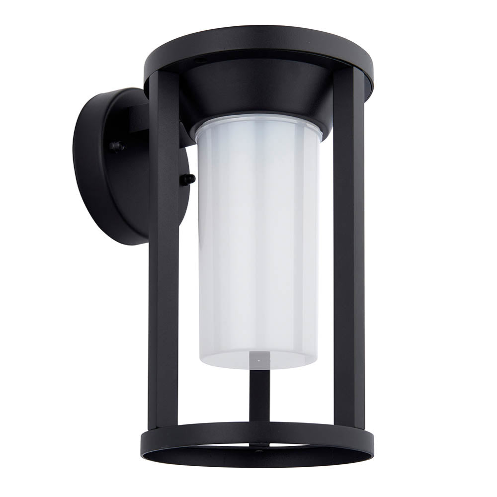 Endon Braden Single Light Wall - Textured Black & White Pc