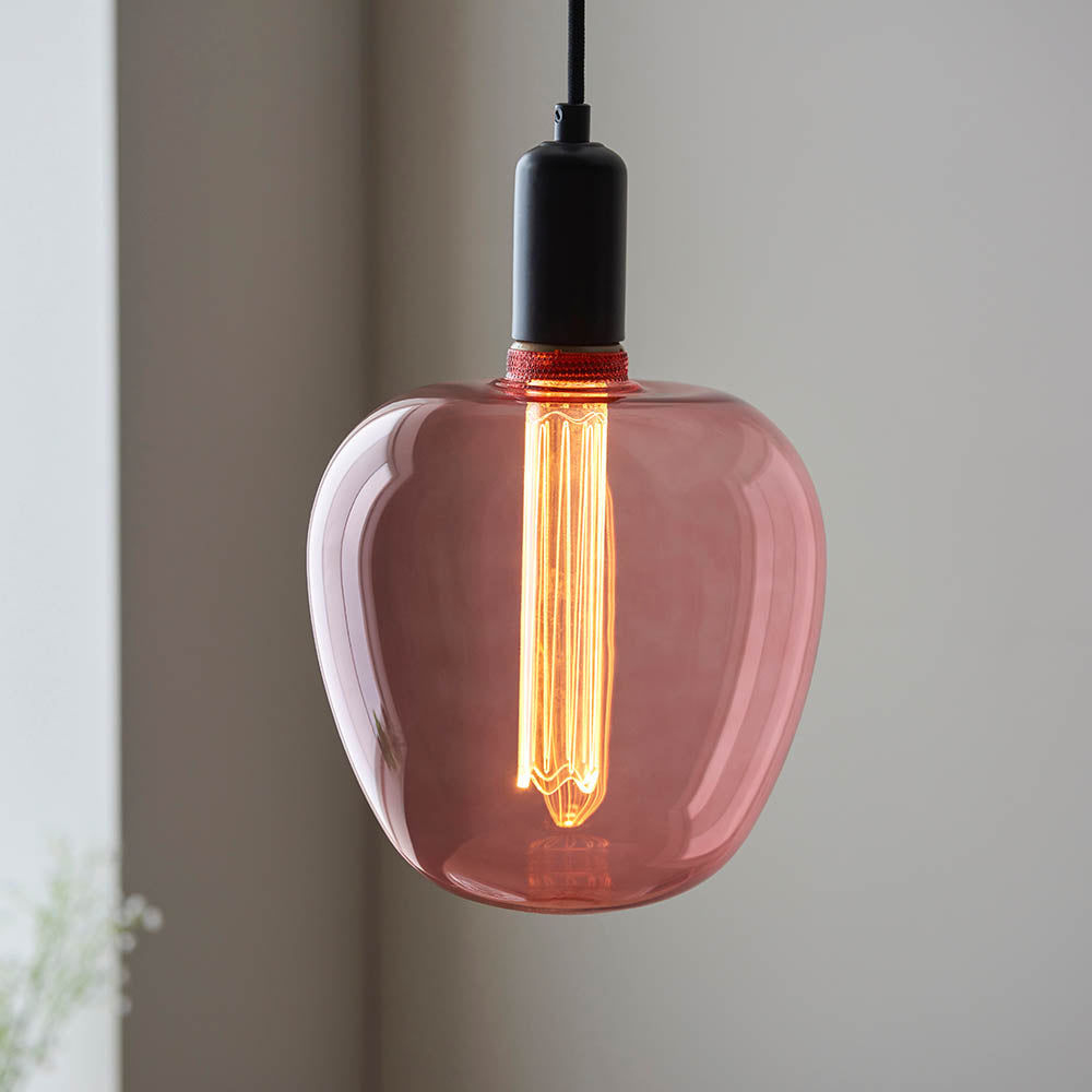 Endon Roves E27 LED 2.8W Anti Glare - 1800K - Non-Dimmable - Pink Tinted